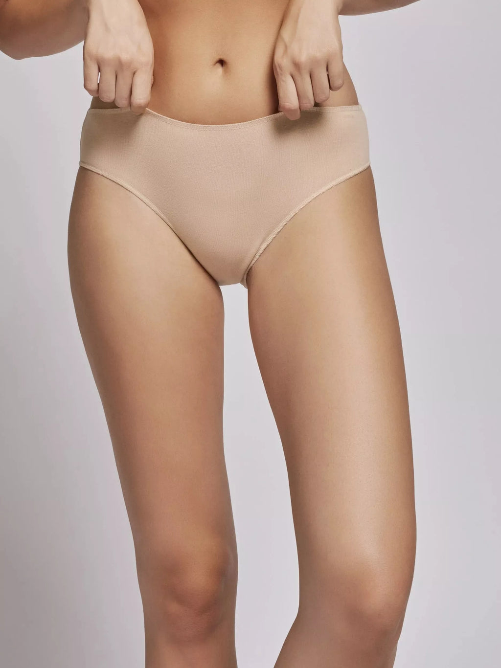 Gisela Eco medvilnės klasikinės kelnaitės CLASSIC NUDE