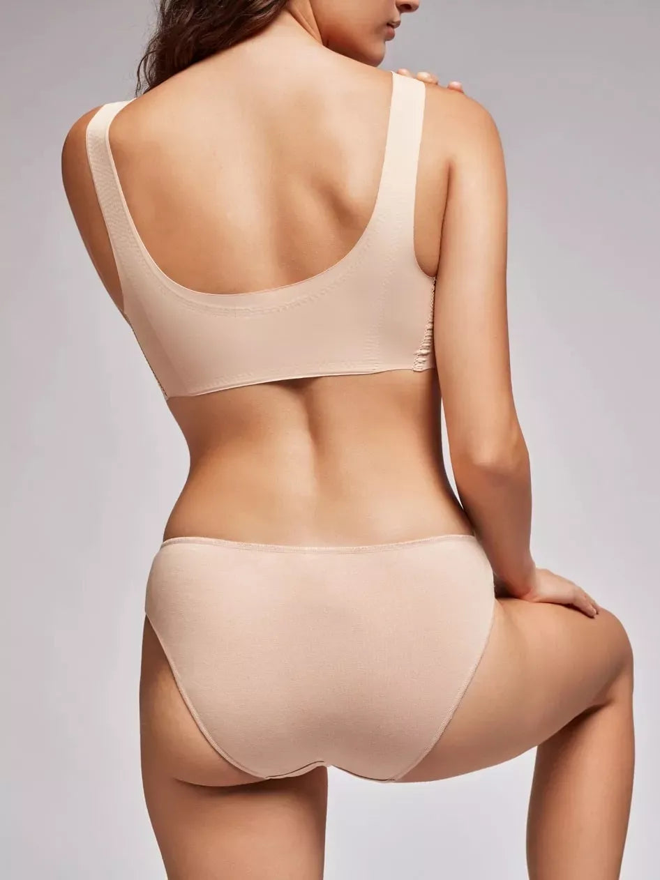 Gisela Eco medvilnės klasikinės kelnaitės CLASSIC NUDE