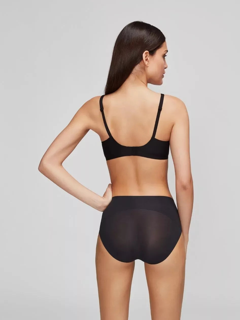 Gisela Lazeriu kirpta bevielė liemenėlė COMFY BLACK