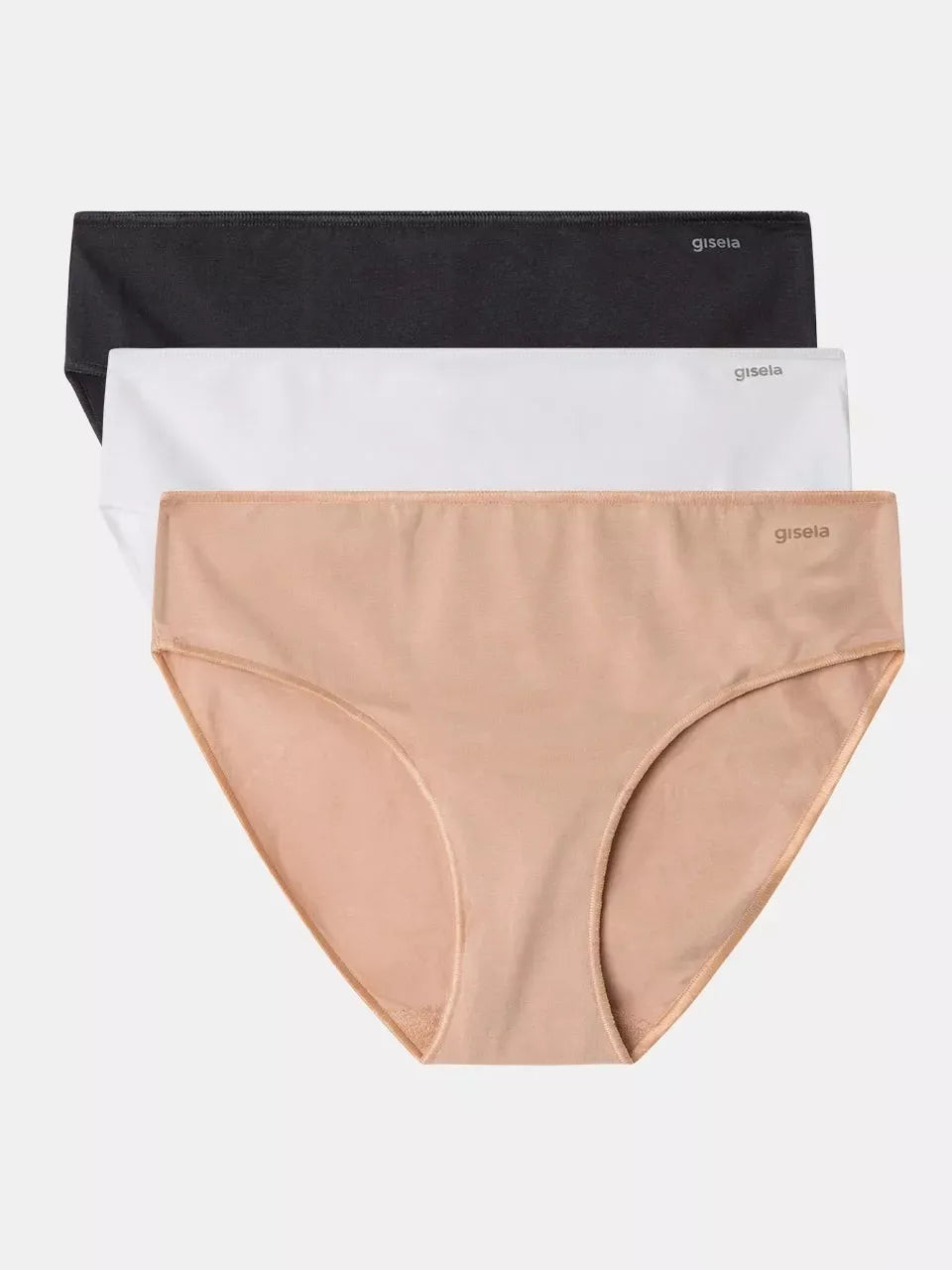 Gisela Rinkinys 3 vnt. ECO medvilnės klasikinės kelnaitės CLASSIC MIX