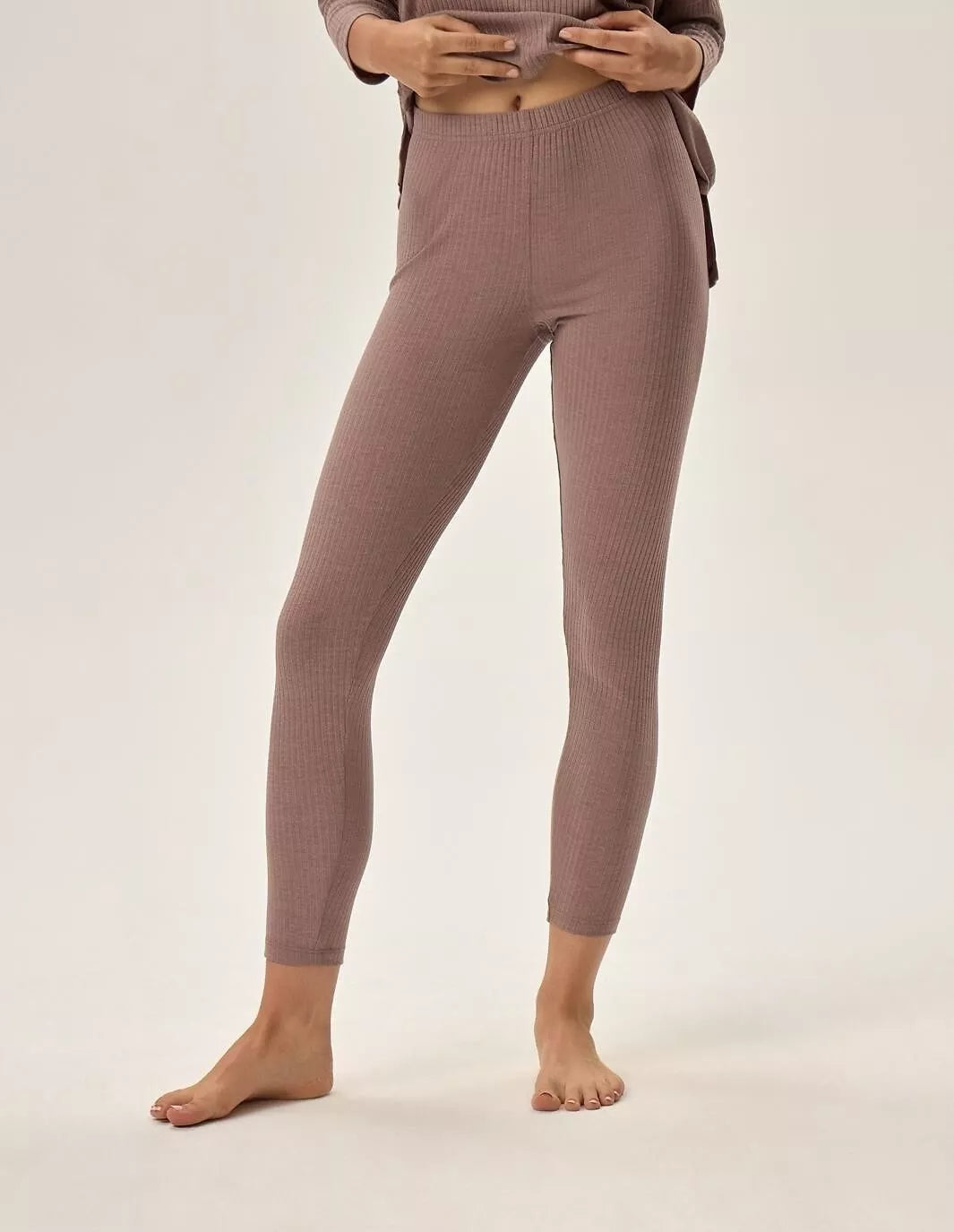 Henderson Ladies Long pyjamas with trousers FRAU COFFEE