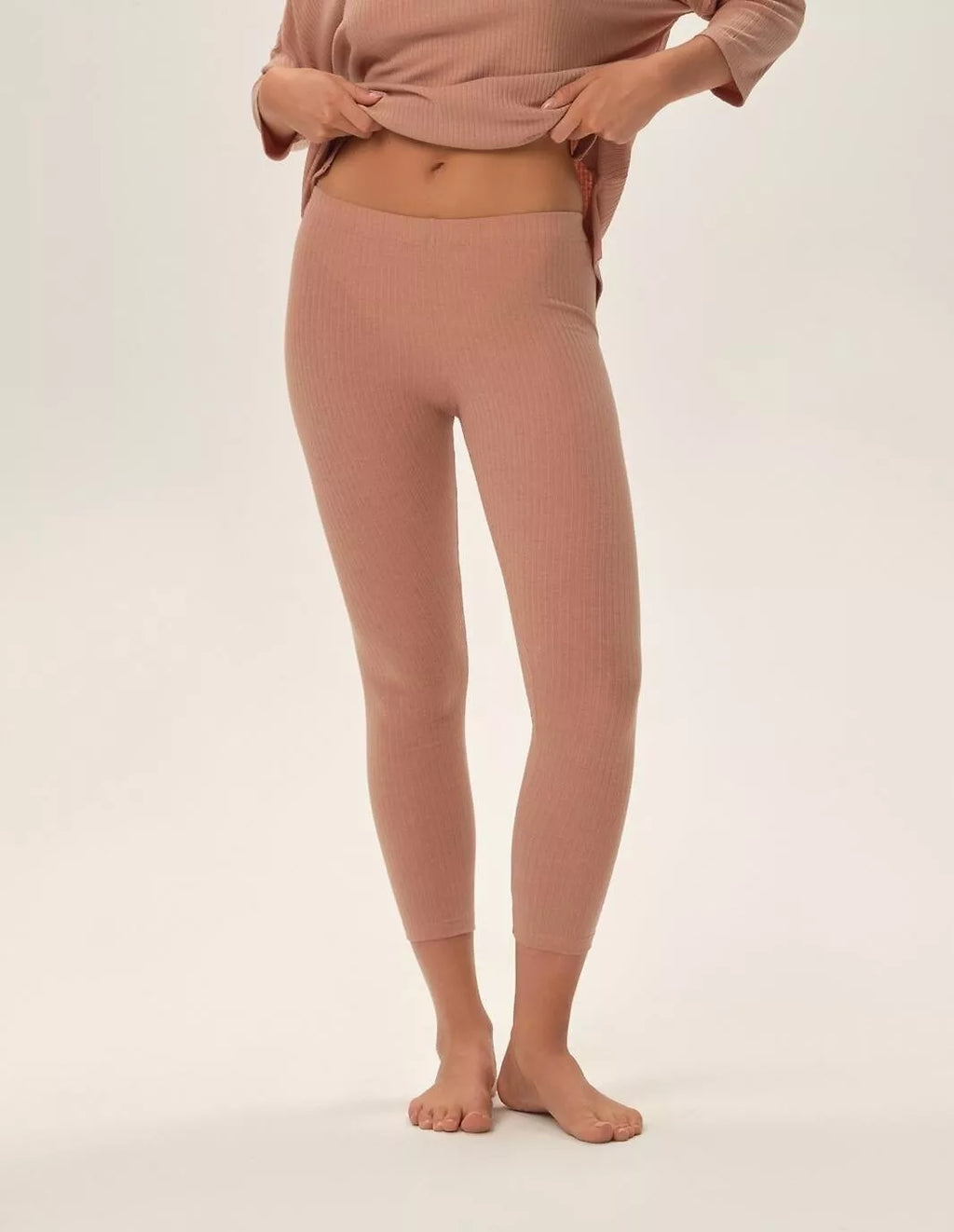 Henderson Ladies Long pyjamas with trousers FRAU DUSTY ROSE