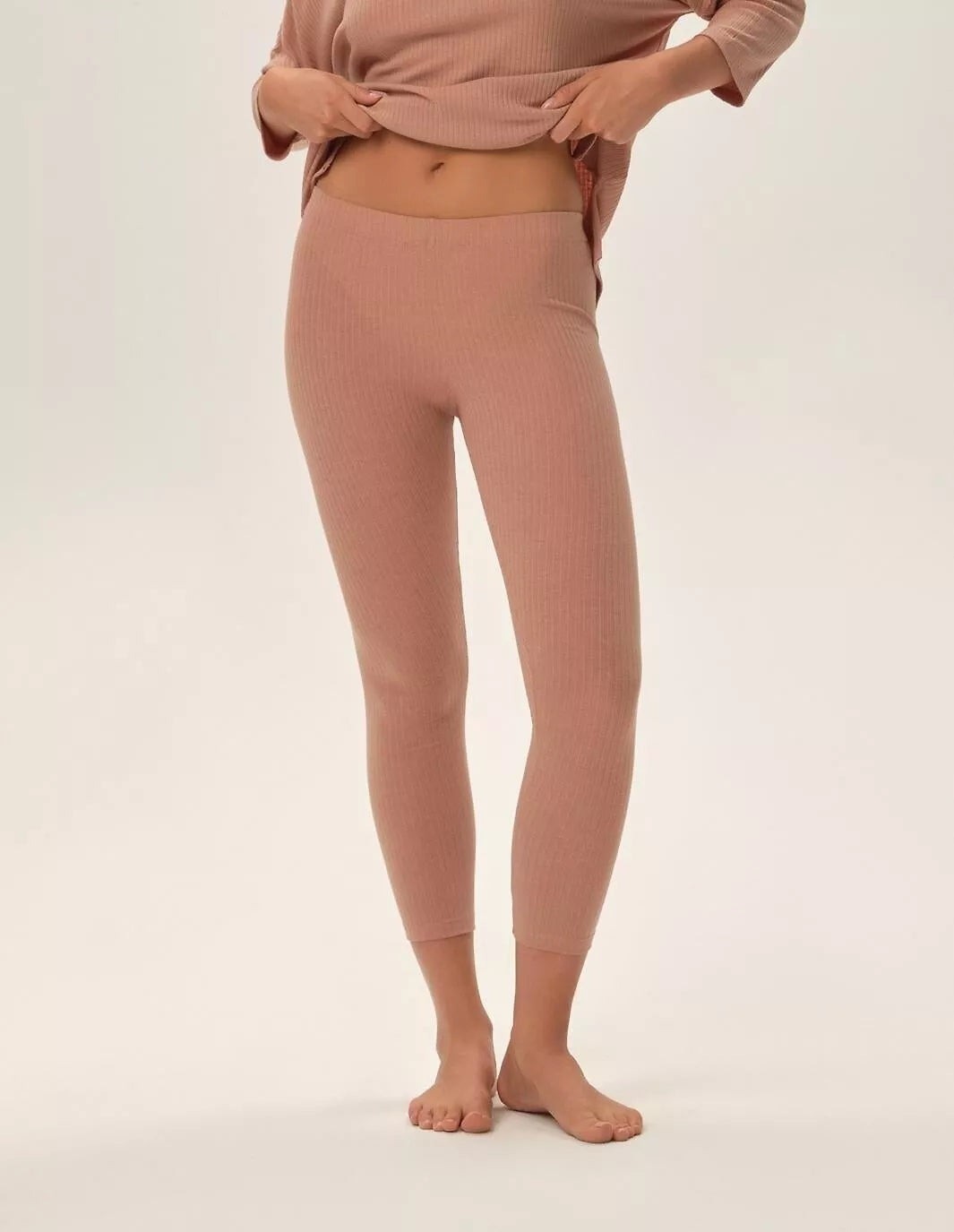 Henderson Ladies Ilga pižama su kelnėmis FRAU DUSTY ROSE