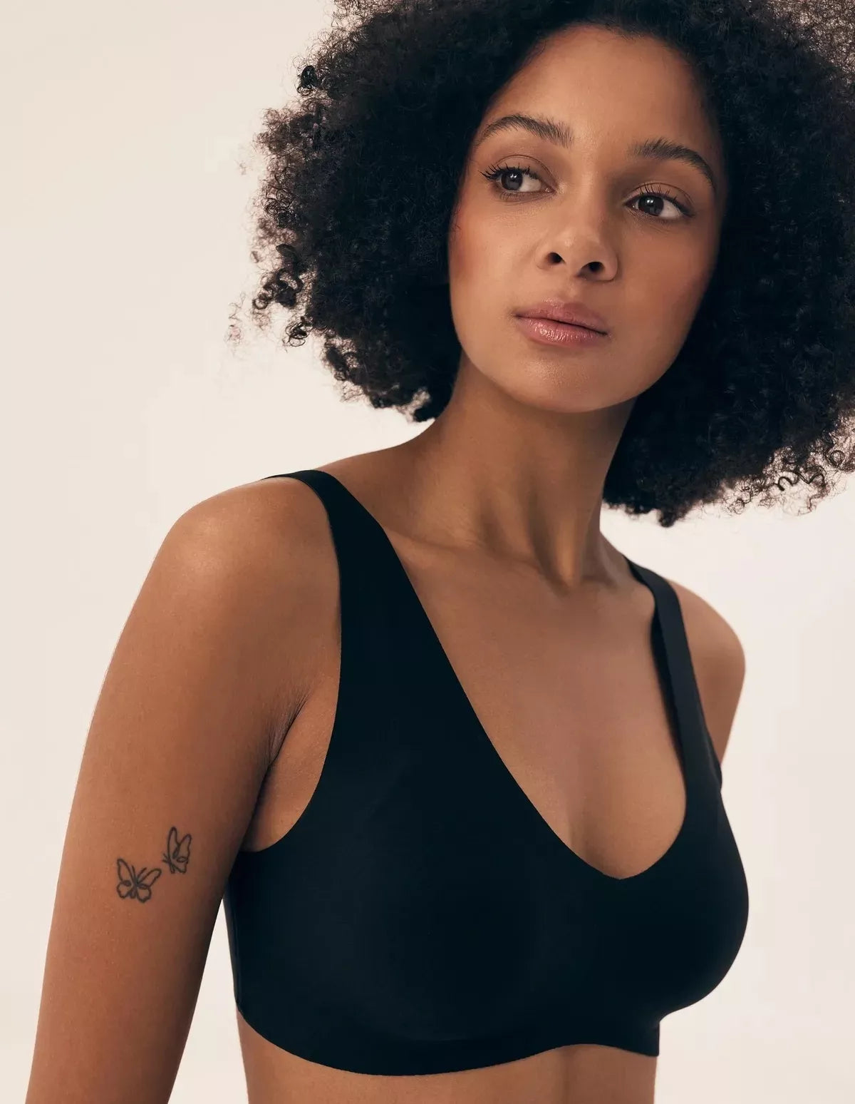 Henderson Ladies Lazeriu kirpta bevielė liemenėlė BAKE BLACK