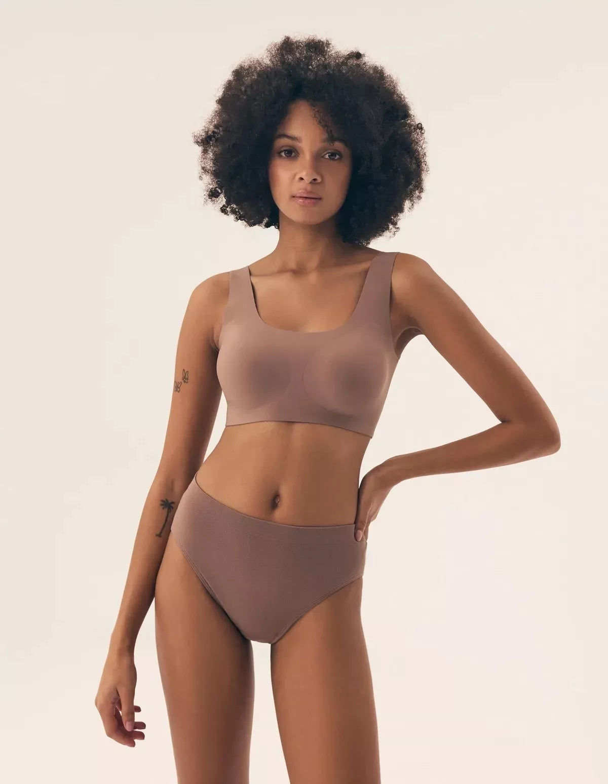 Henderson Ladies Lazeriu kirpta bevielė liemenėlė BIRD MAUVE