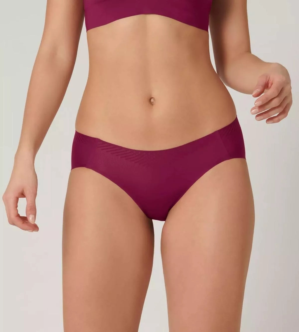 Sloggi Hipster besiūlės, lazeriu kirptos kelnaitės BODY ADAPT, tamsi rožinė