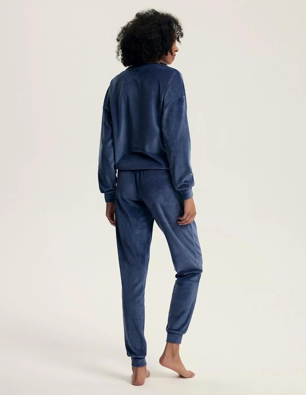 Henderson Ladies Ilga veliūrinė pižama - namų rūbas DELANIE BLUE