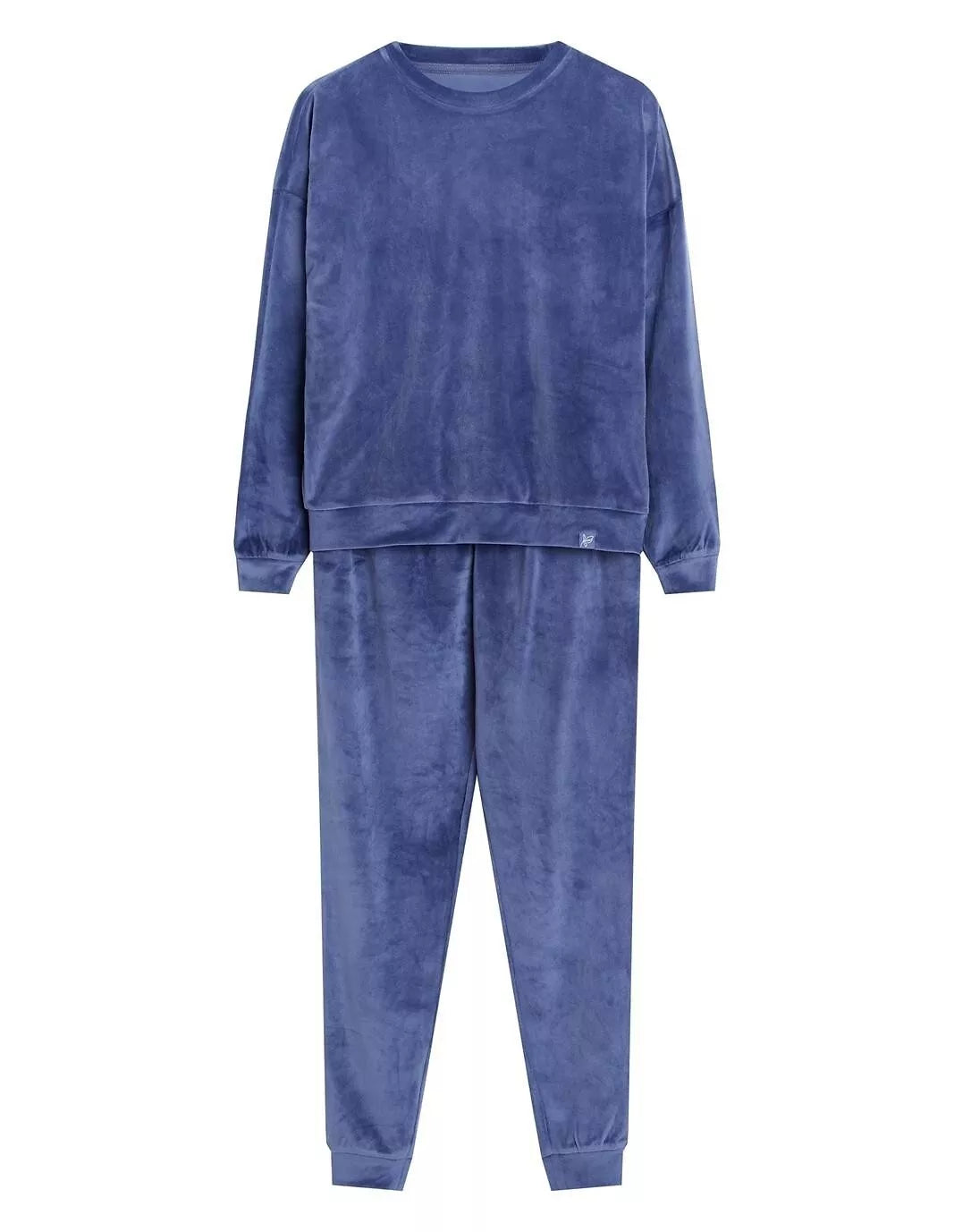 Henderson Ladies Ilga veliūrinė pižama - namų rūbas DELANIE BLUE