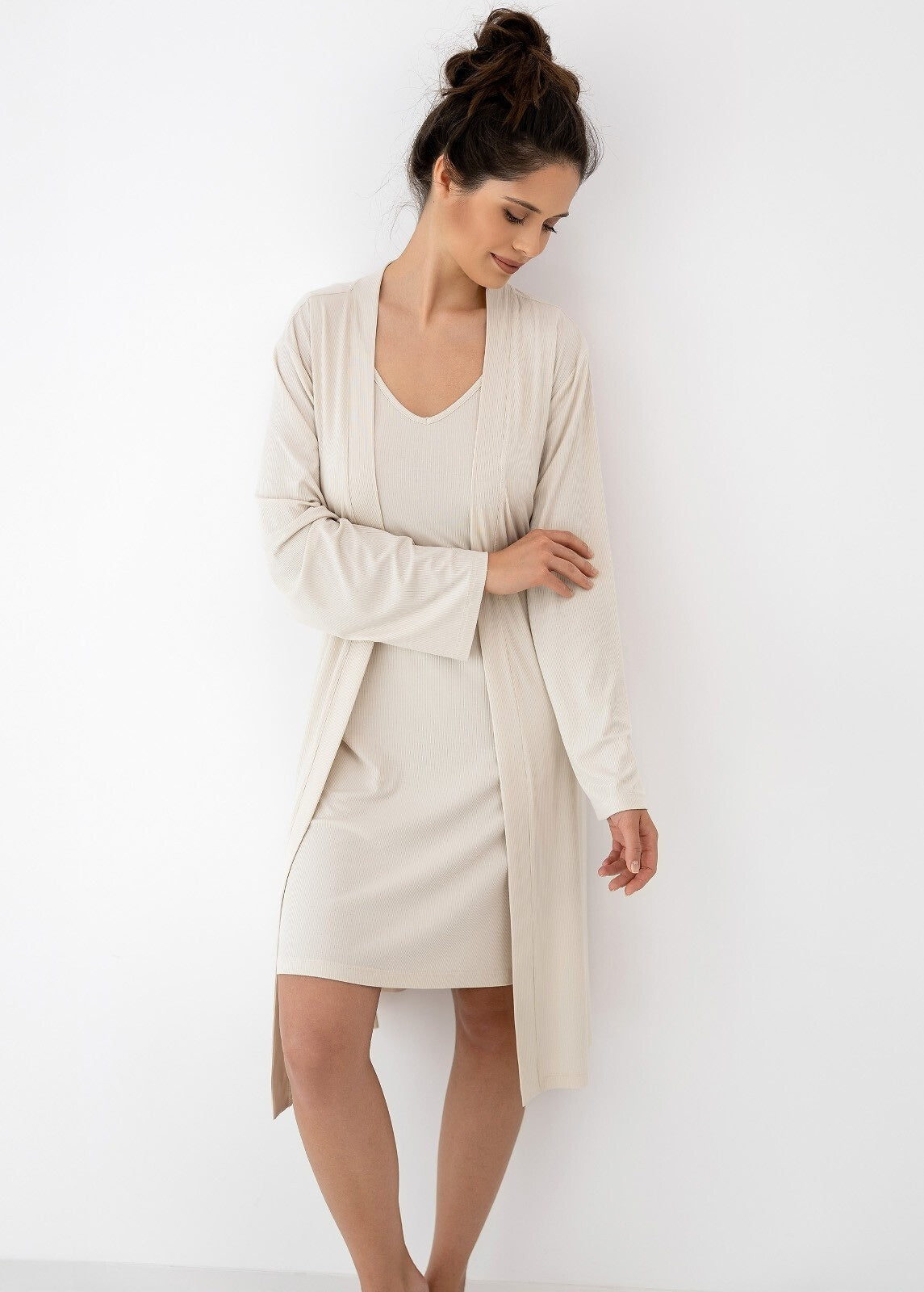 Sensis Viskozės naktinukų ir chalato komplektas JULIENNE