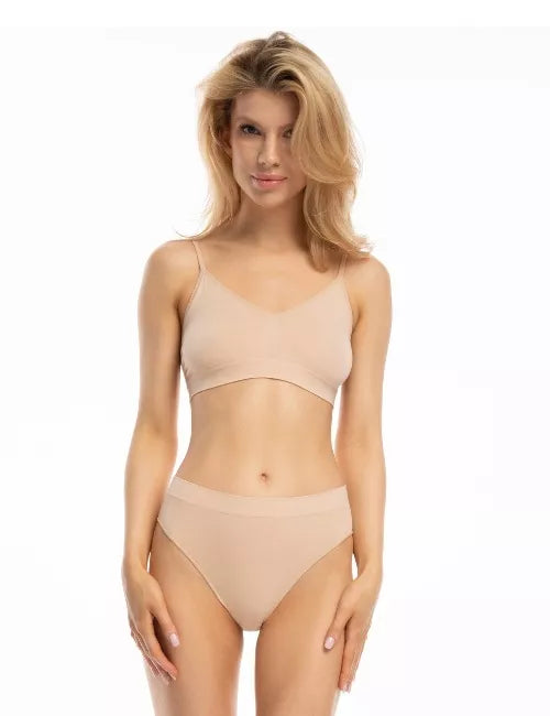 Julimex Bambukinė braletė BAMBOO BRALETTE NUDE