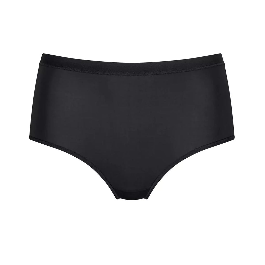 Sloggi Klasikinės kelnaitės aukštu liemeniu WOW COMFORT 2.0 MAXI, juoda