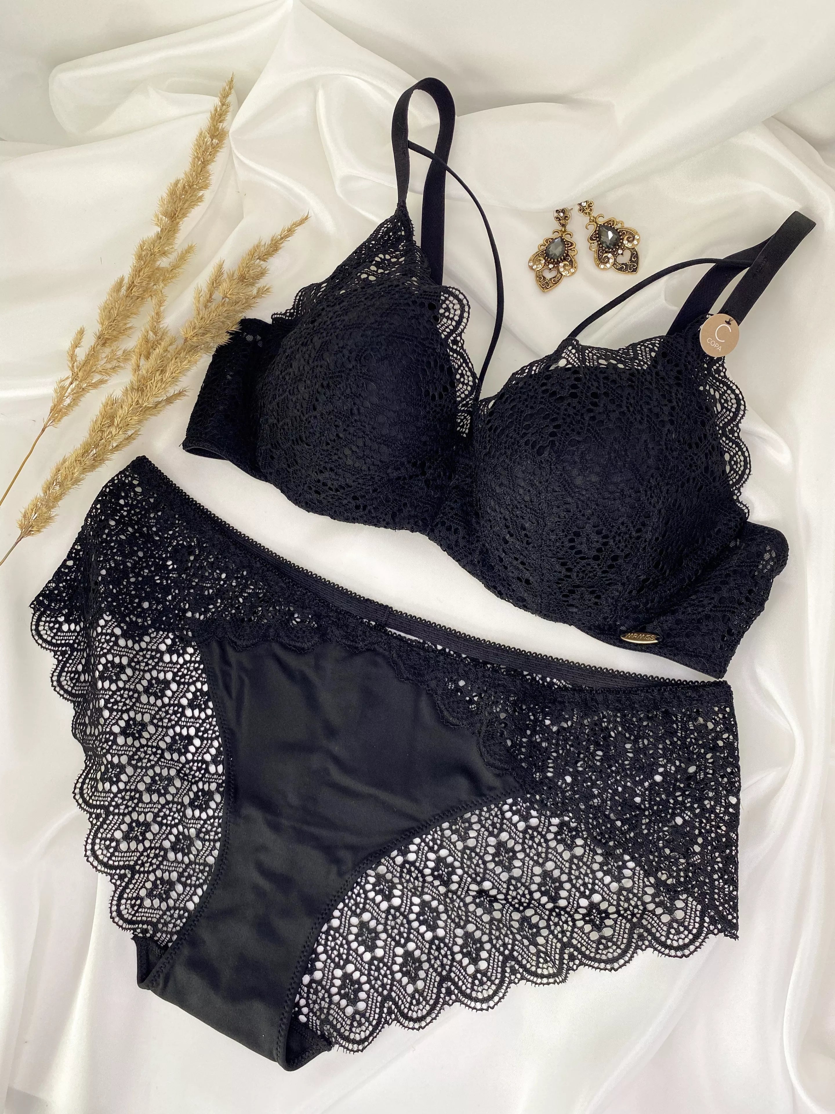 MrMiss Liemenėlė LUCIA, juoda