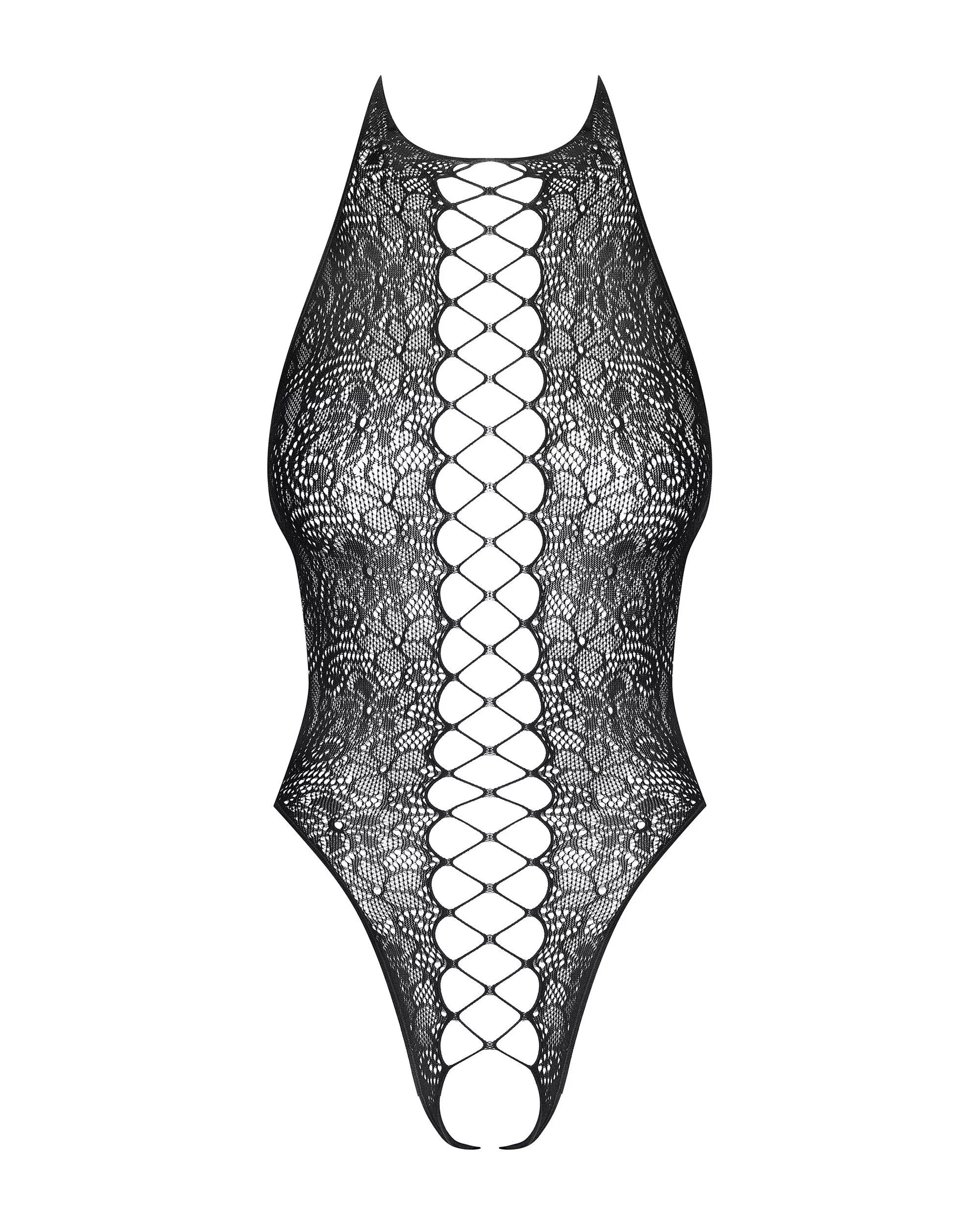 Obsessive Bodis - kūno kojinė B113, juodas