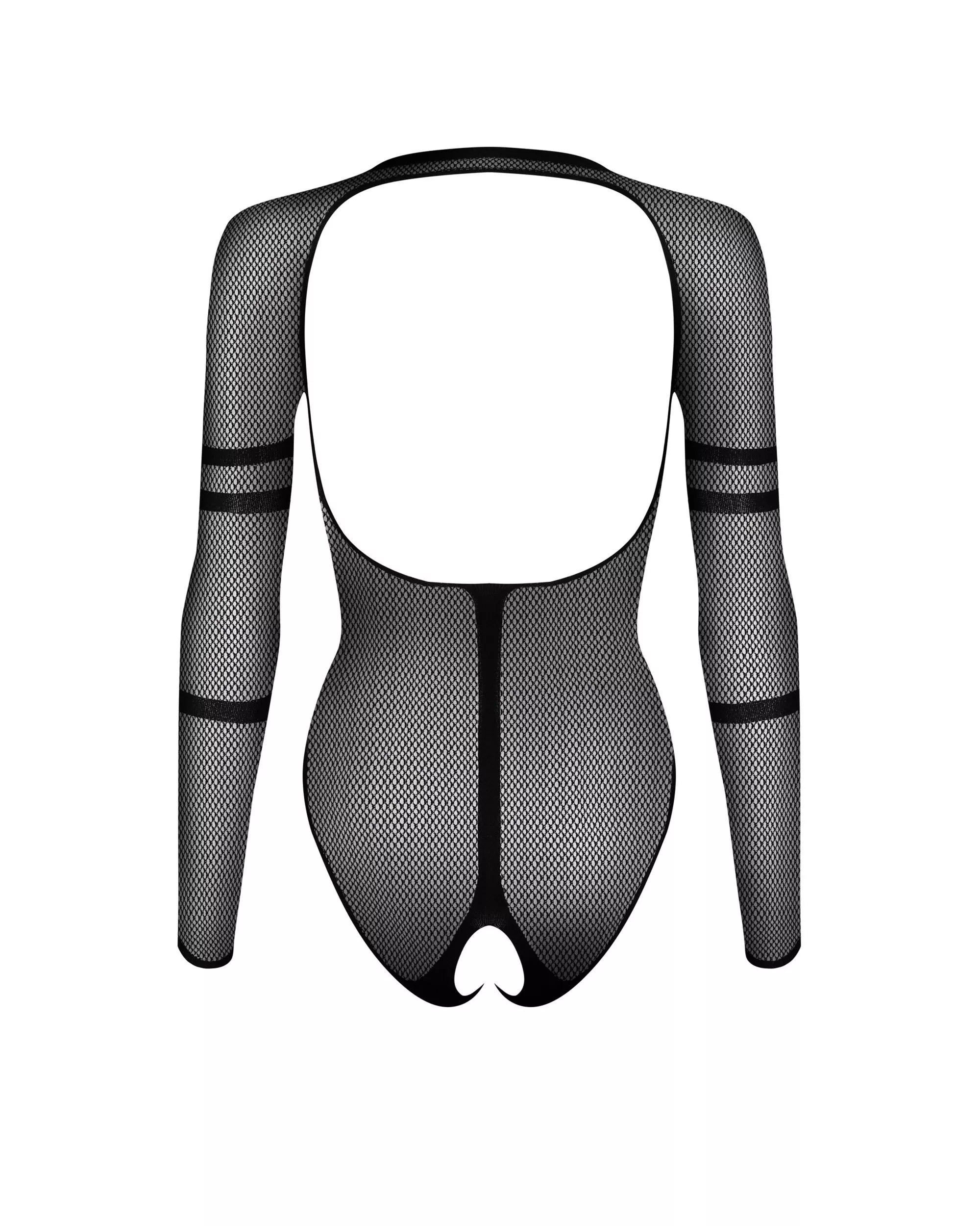 Obsessive Bodis - kūno kojinė B137, juoda