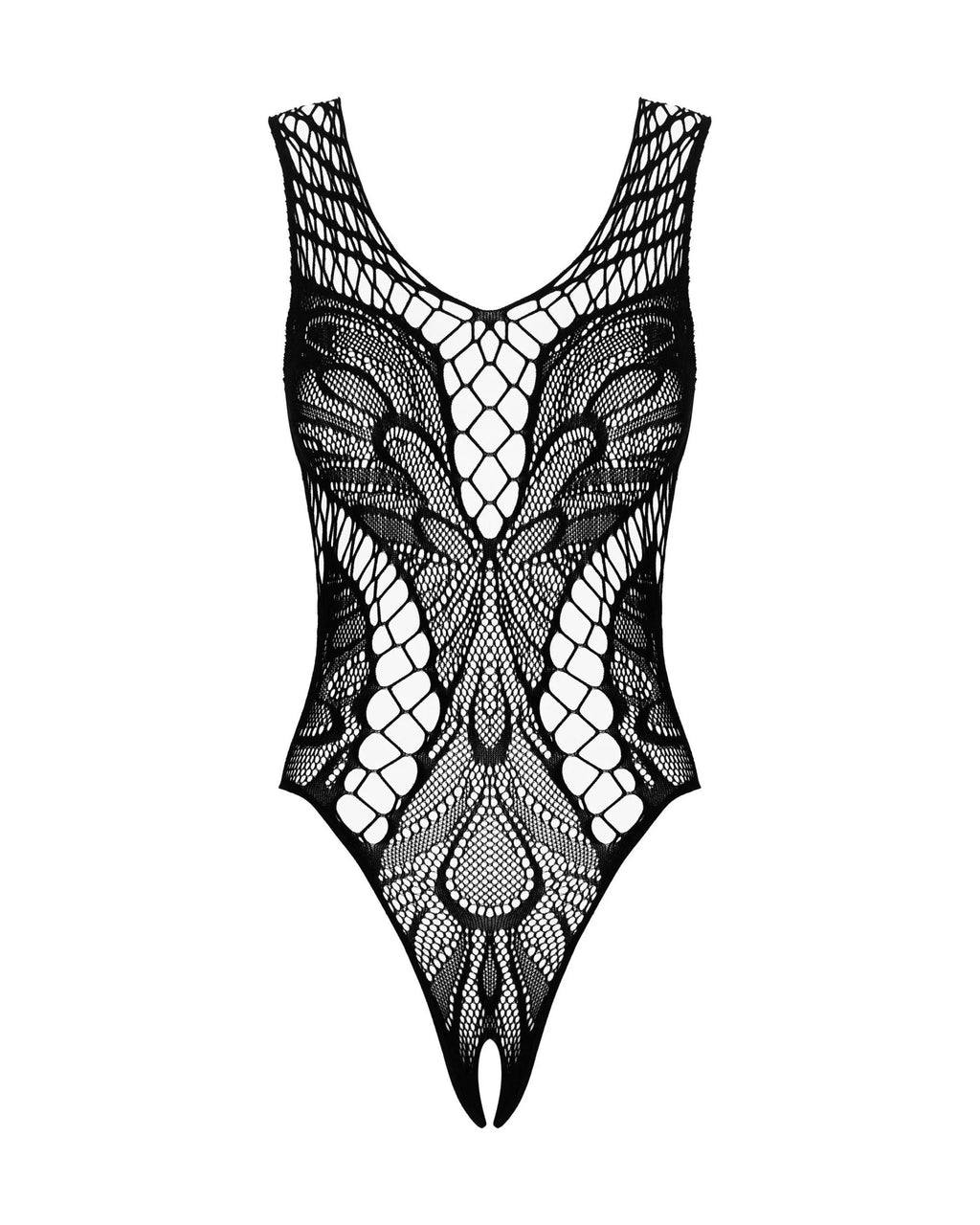 Obsessive Bodis - kūno kojinė B138, juoda