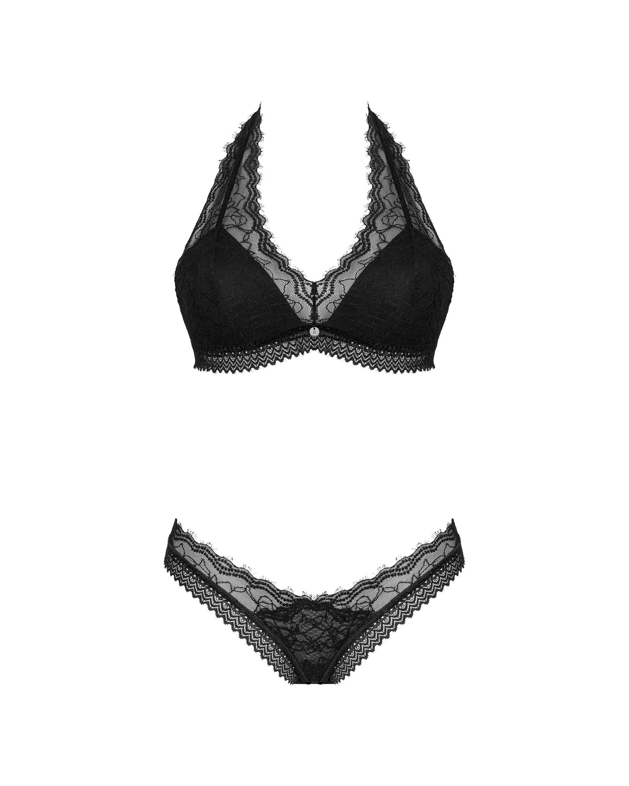 Obsessive Seksualus dviejų dalių komplektas MEDILLA SET, juoda