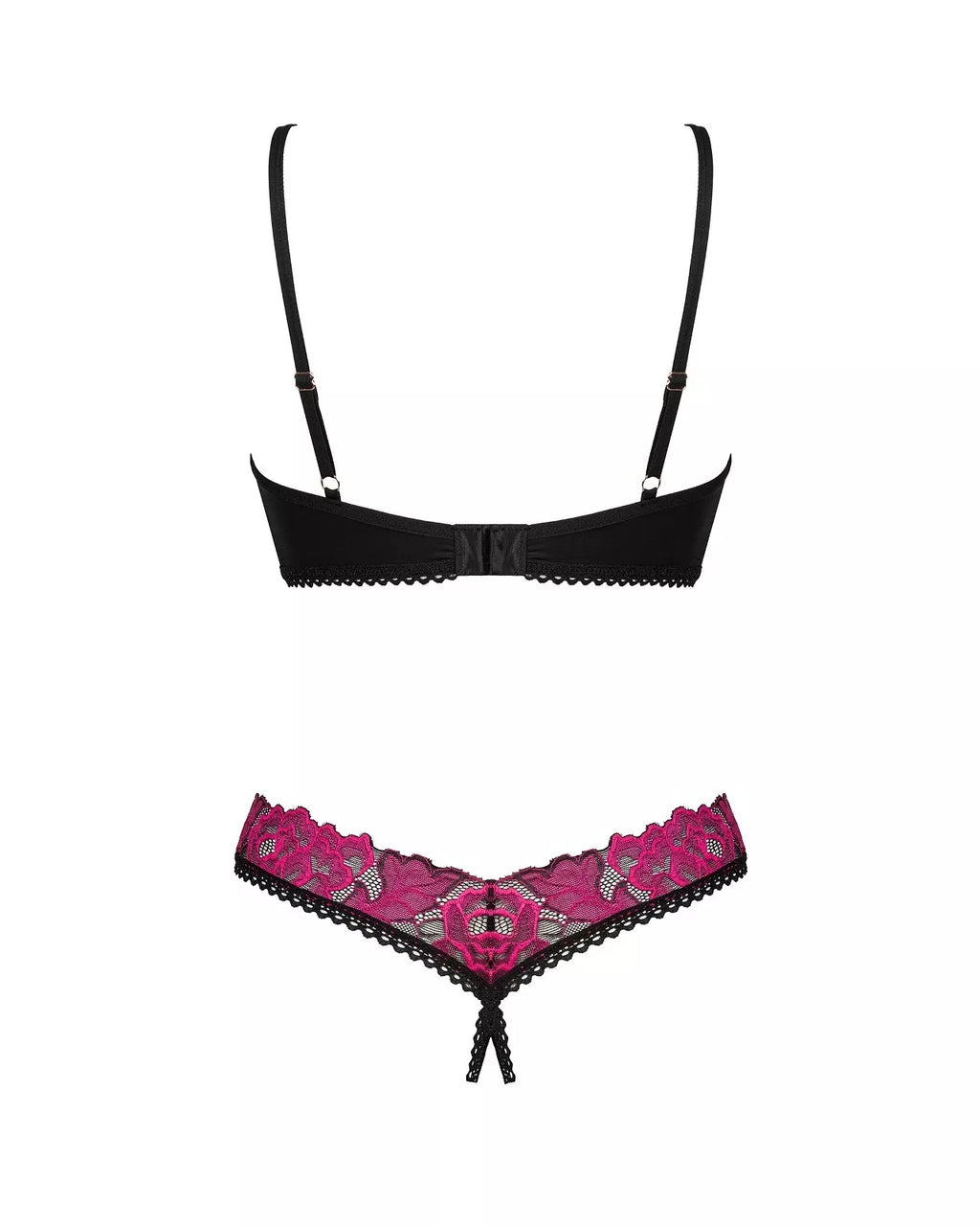 Obsessive Seksualus dviejų dalių komplektas ROSENTY SET, juoda