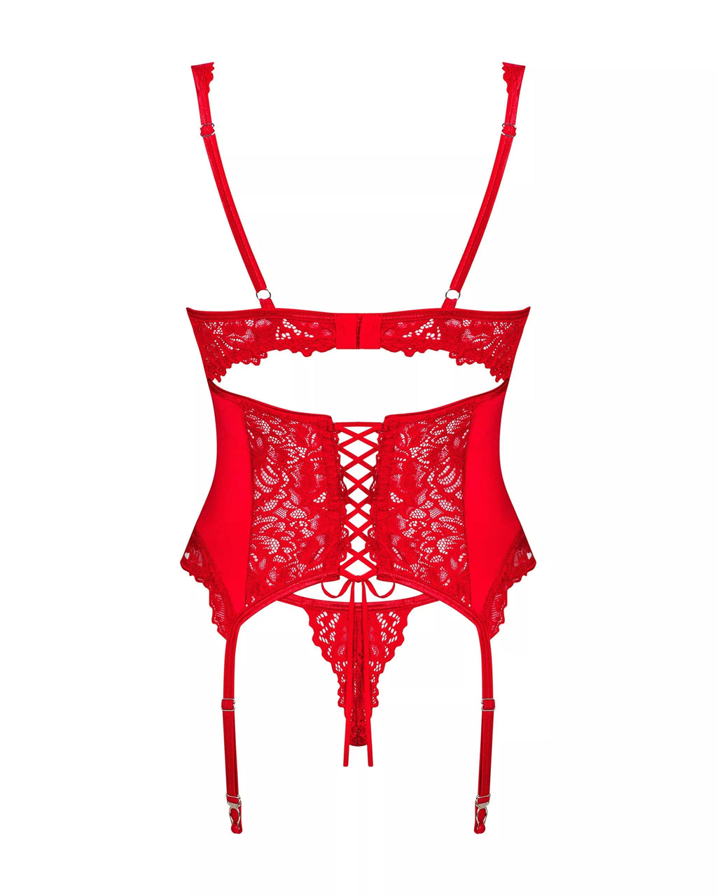 Obsessive Seksualus nėriniuotas korsetas AMOR CHERRIS