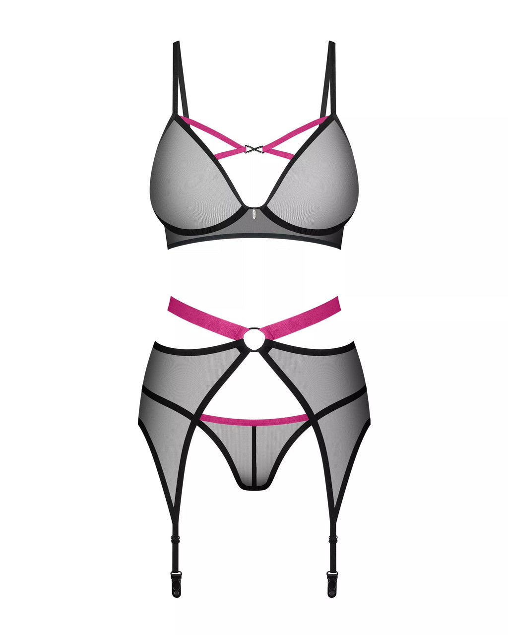 Obsessive Seksualus trijų dalių komplektas NOVENES SET