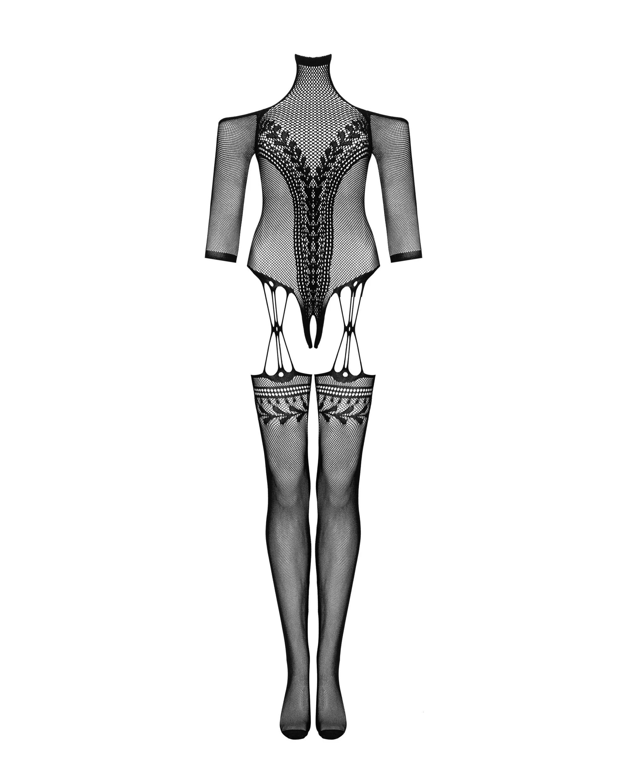 Obsessive Viso kūno kojinė G333, juoda