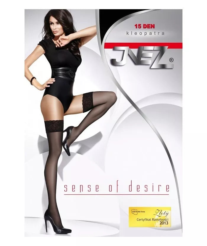 Inez Prilipinamos kojinės KLEOPATRA, juoda