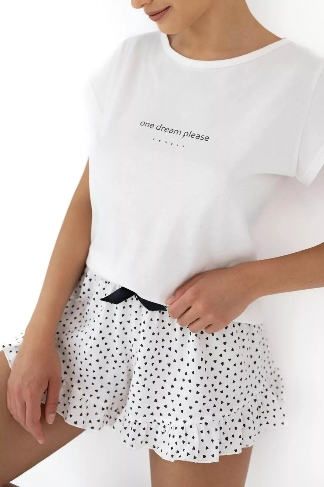 Sensis Cotton pajamas with shorts AURORA