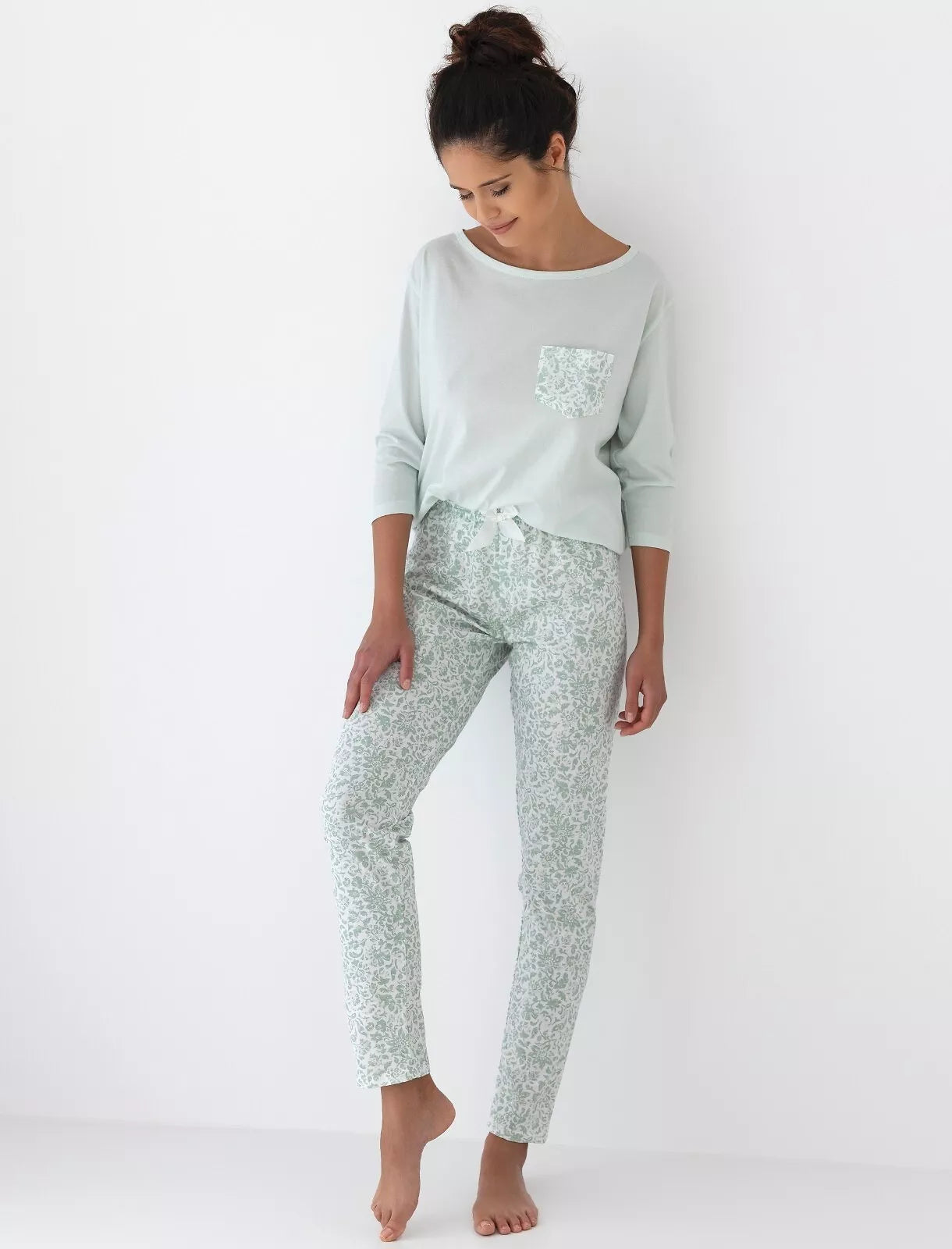 Sensis Cotton long pajamas FLORA