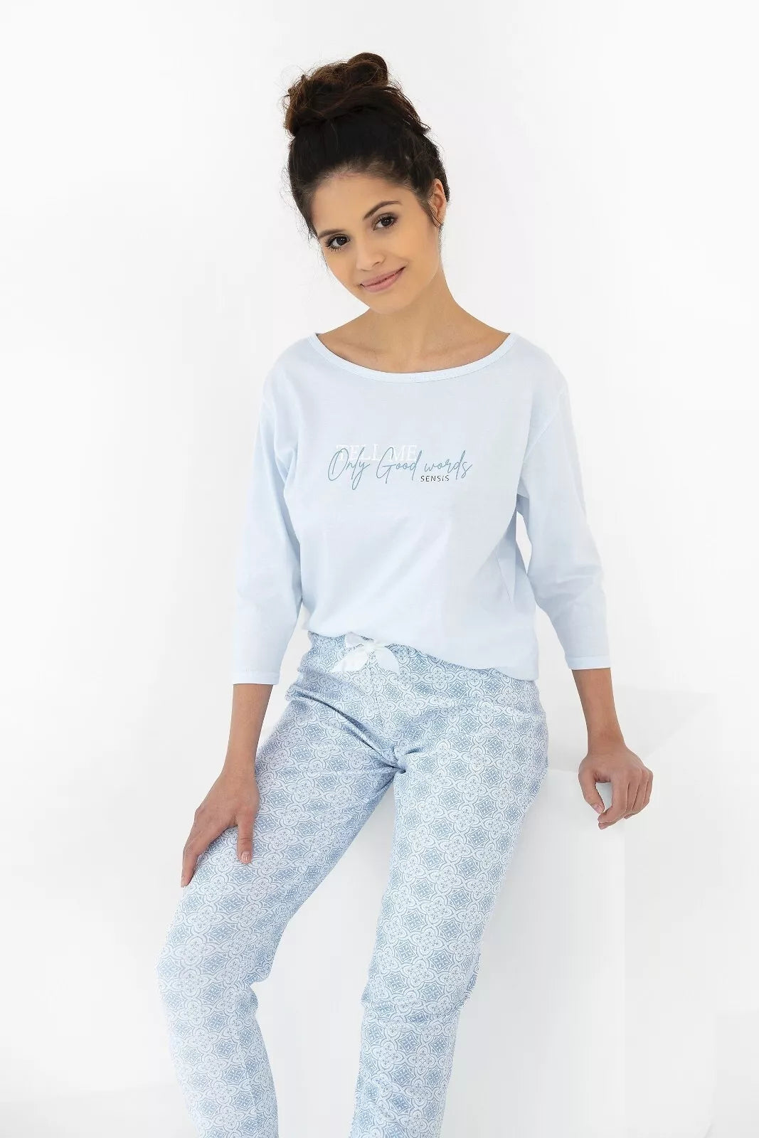 Sensis Cotton long pajamas MARINA