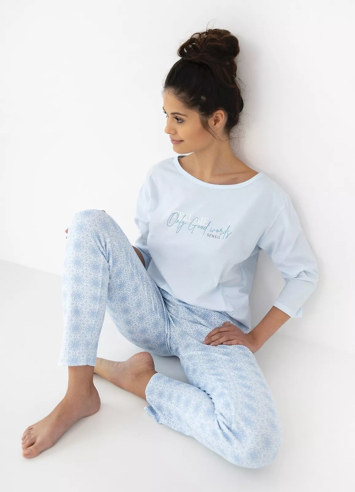 Sensis Cotton long pajamas MARINA