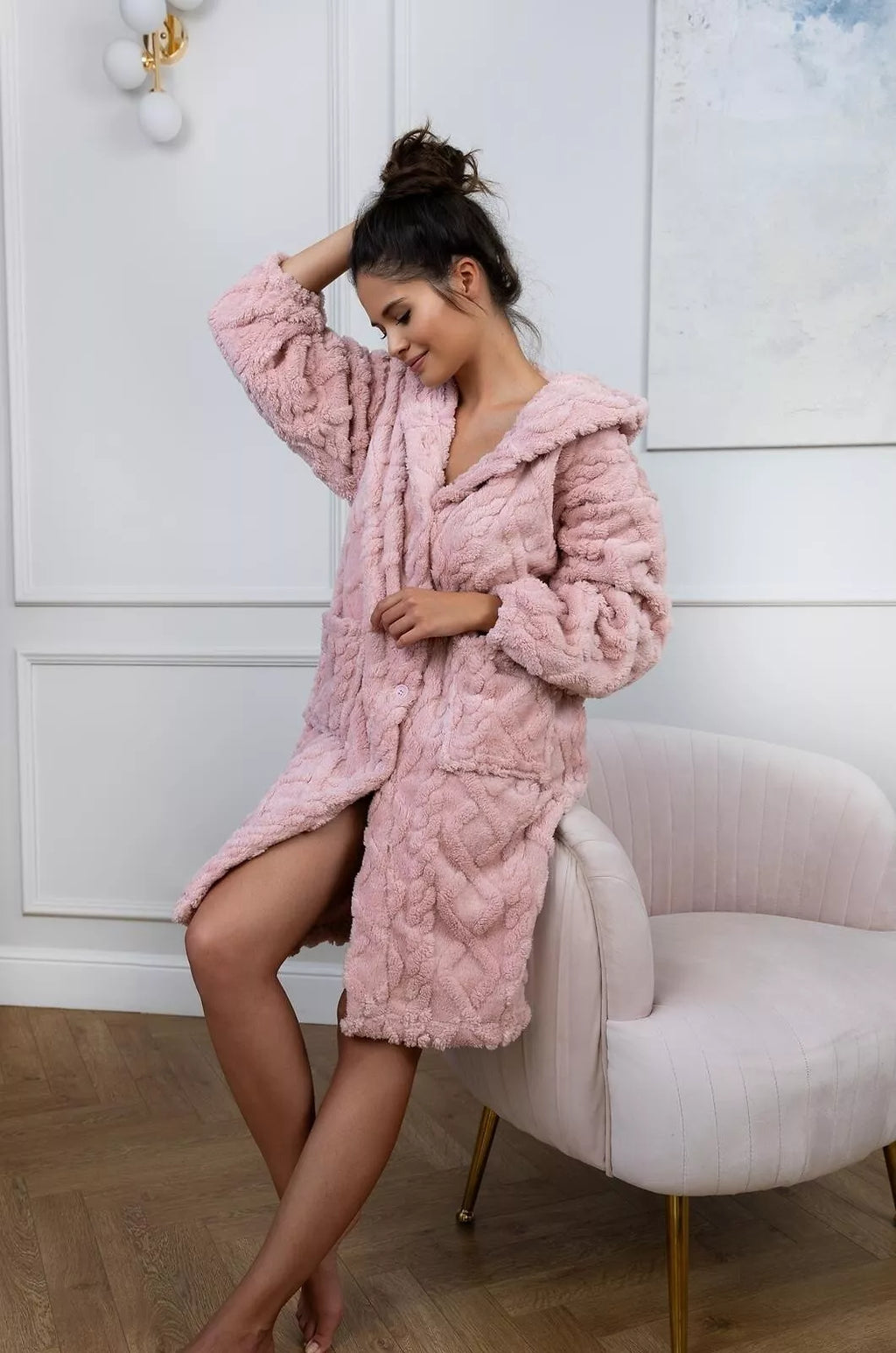 Sensis Užsagstomas minkštas chalatas BETHANY