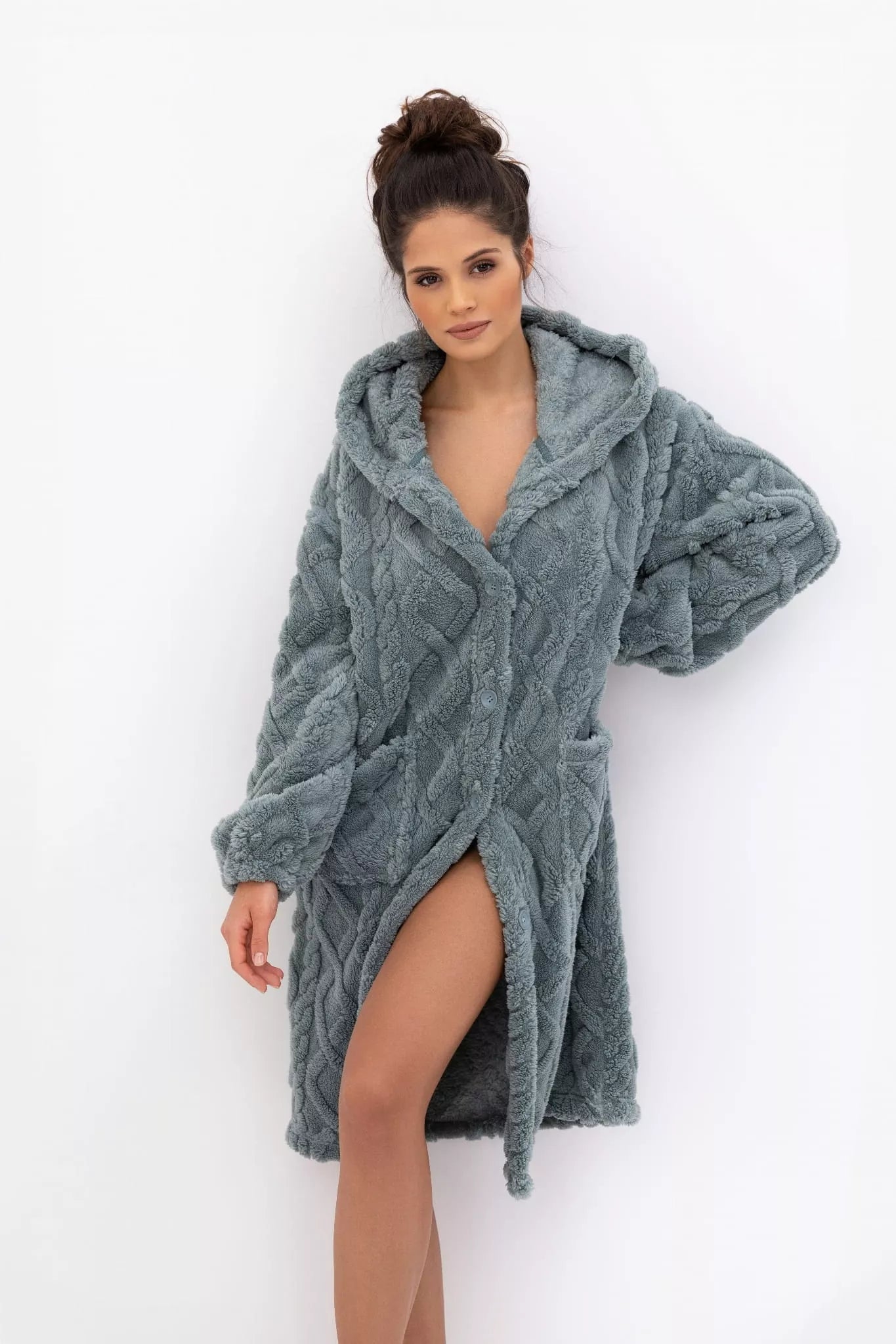 Sensis Užsagstomas minkštas chalatas GRETHEN