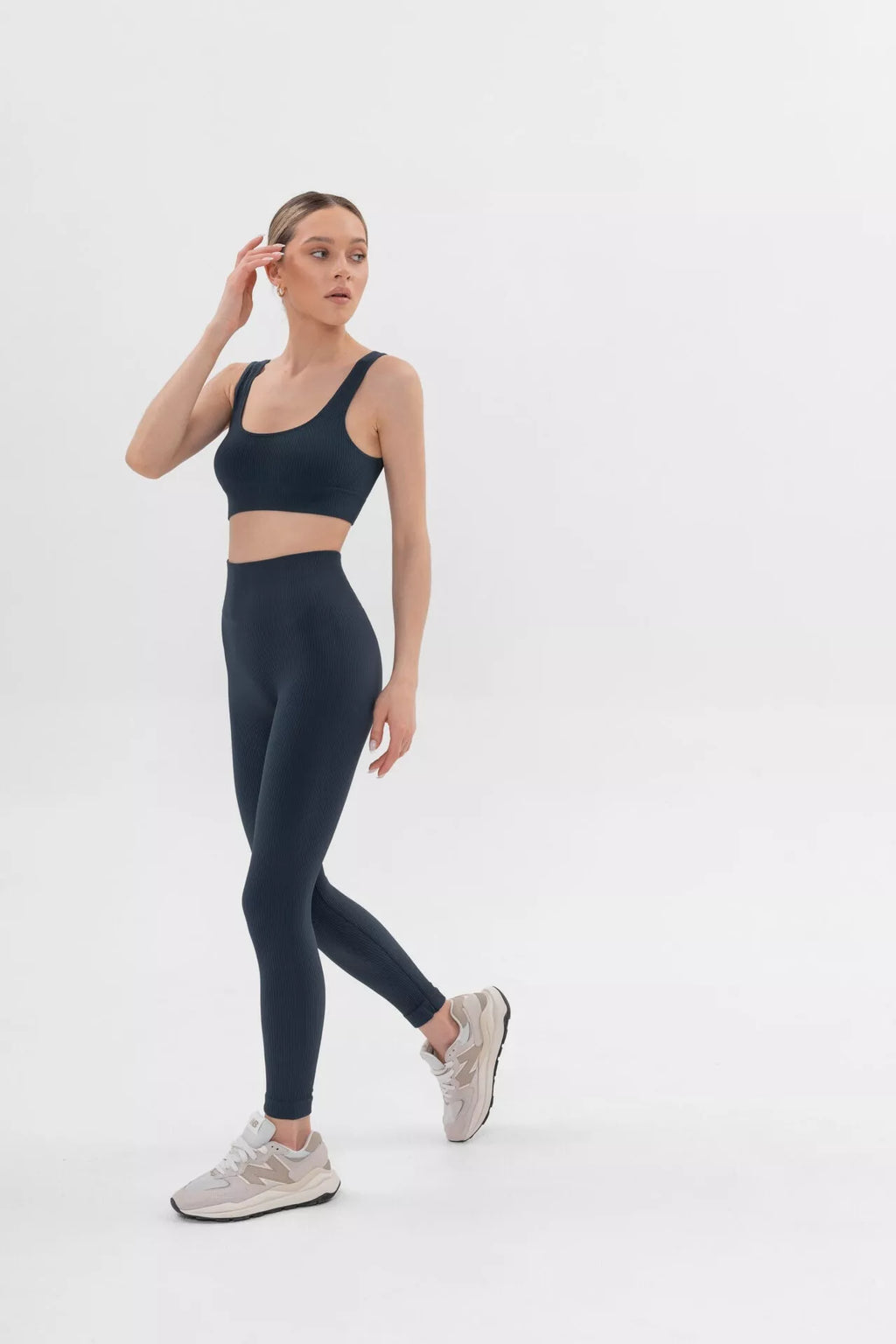 SiaWear Formuojančios RIB tamprės aukštu juosmeniu ANTHRACITE