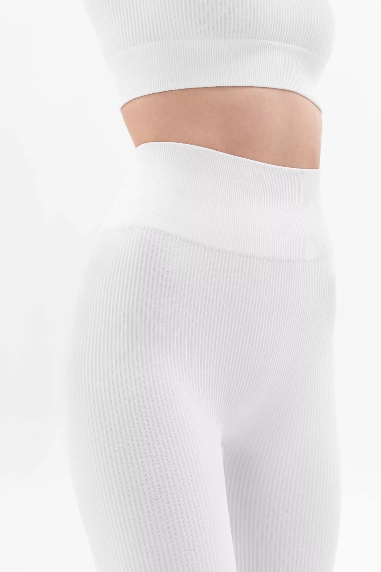 SiaWear Formuojančios RIB tamprės aukštu juosmeniu BIANCO