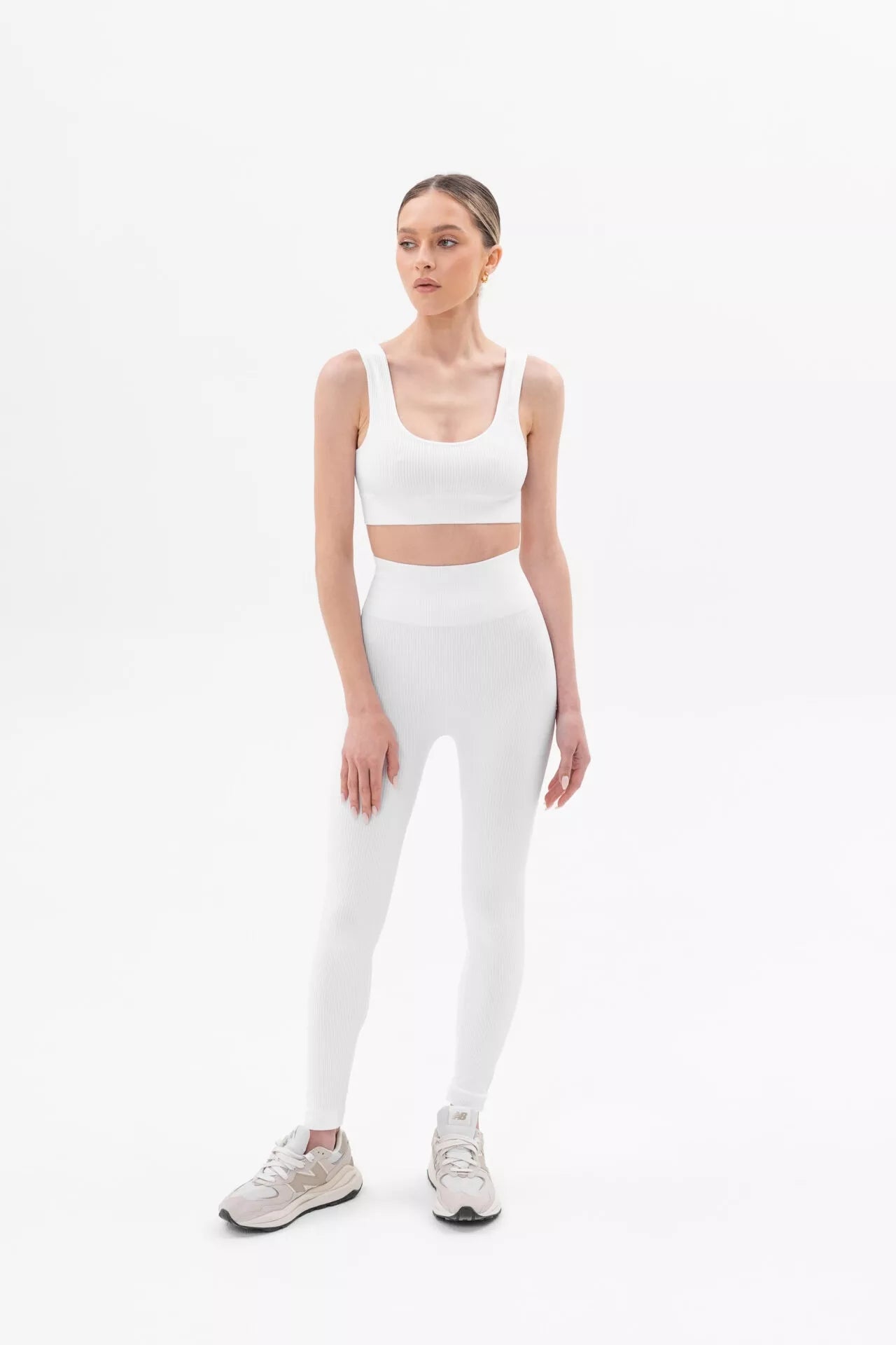 SiaWear Formuojančios RIB tamprės aukštu juosmeniu BIANCO