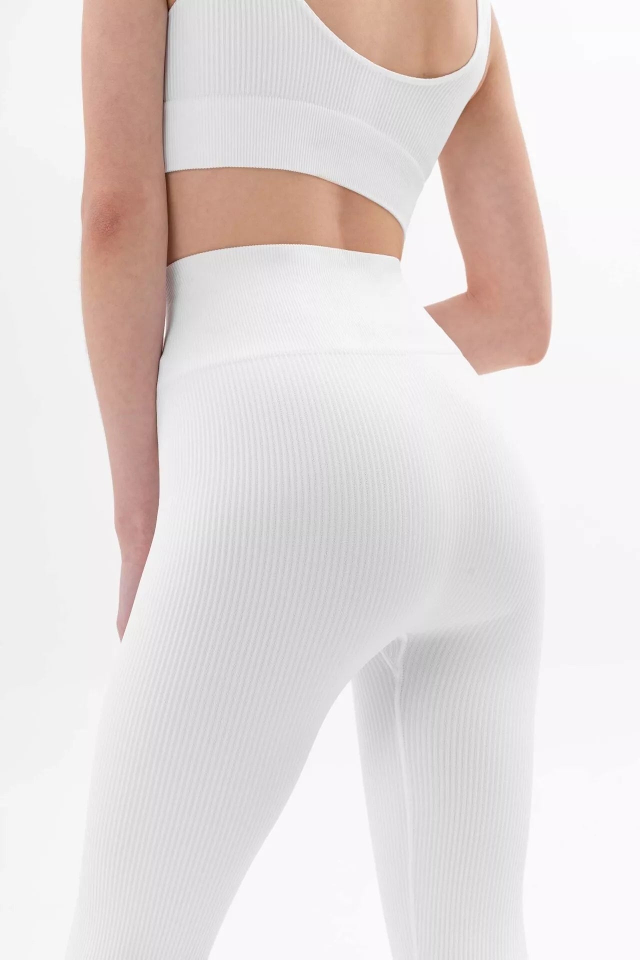 SiaWear Formuojančios RIB tamprės aukštu juosmeniu BIANCO