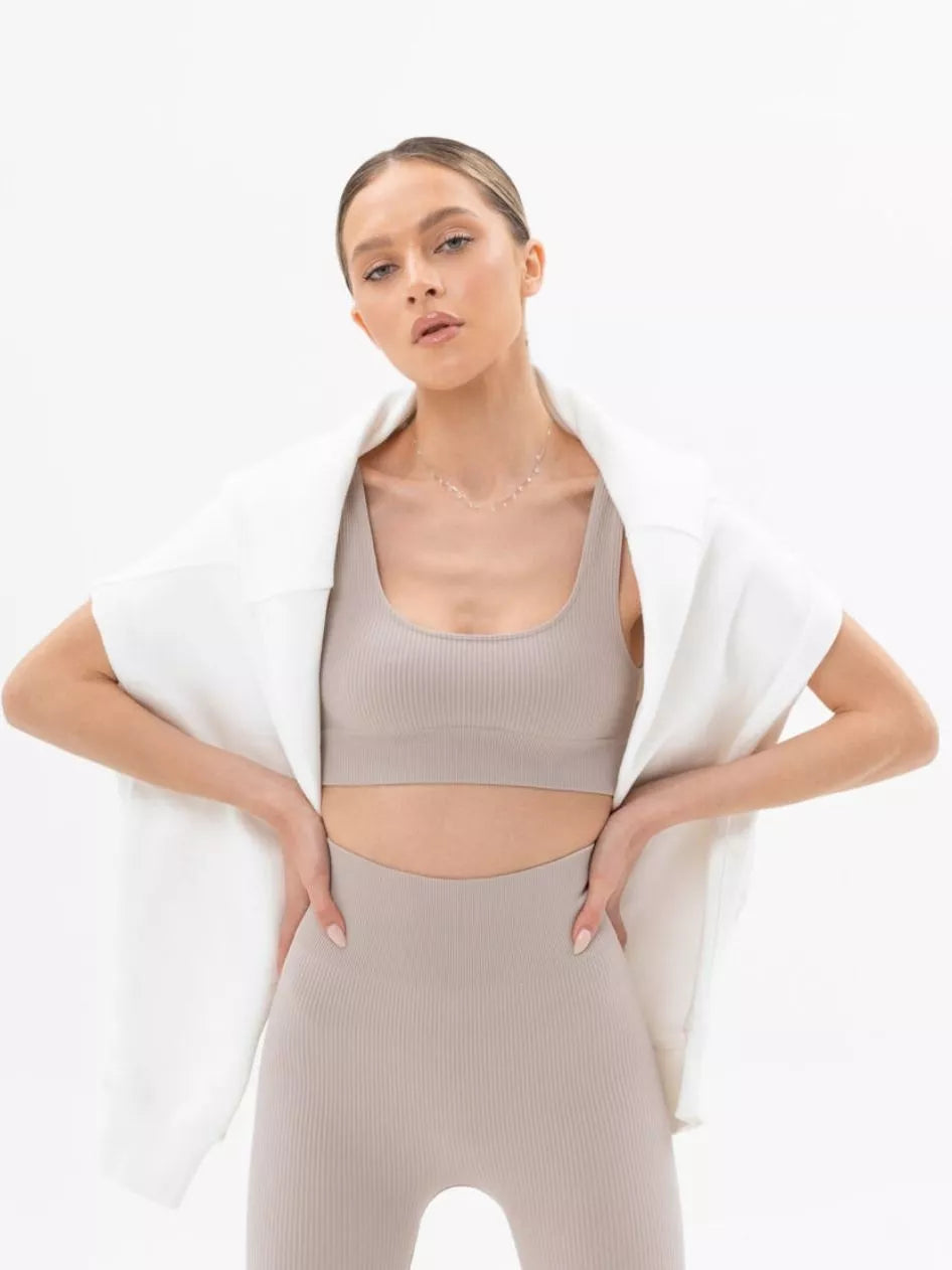 SiaWear RIB besiūlė braletė POWER RIB TOP ATMOSPHERE, šviesiai pilkos spalvos