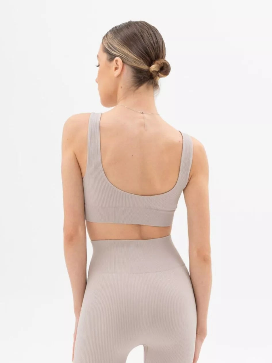 SiaWear RIB besiūlė braletė POWER RIB TOP ATMOSPHERE, šviesiai pilkos spalvos