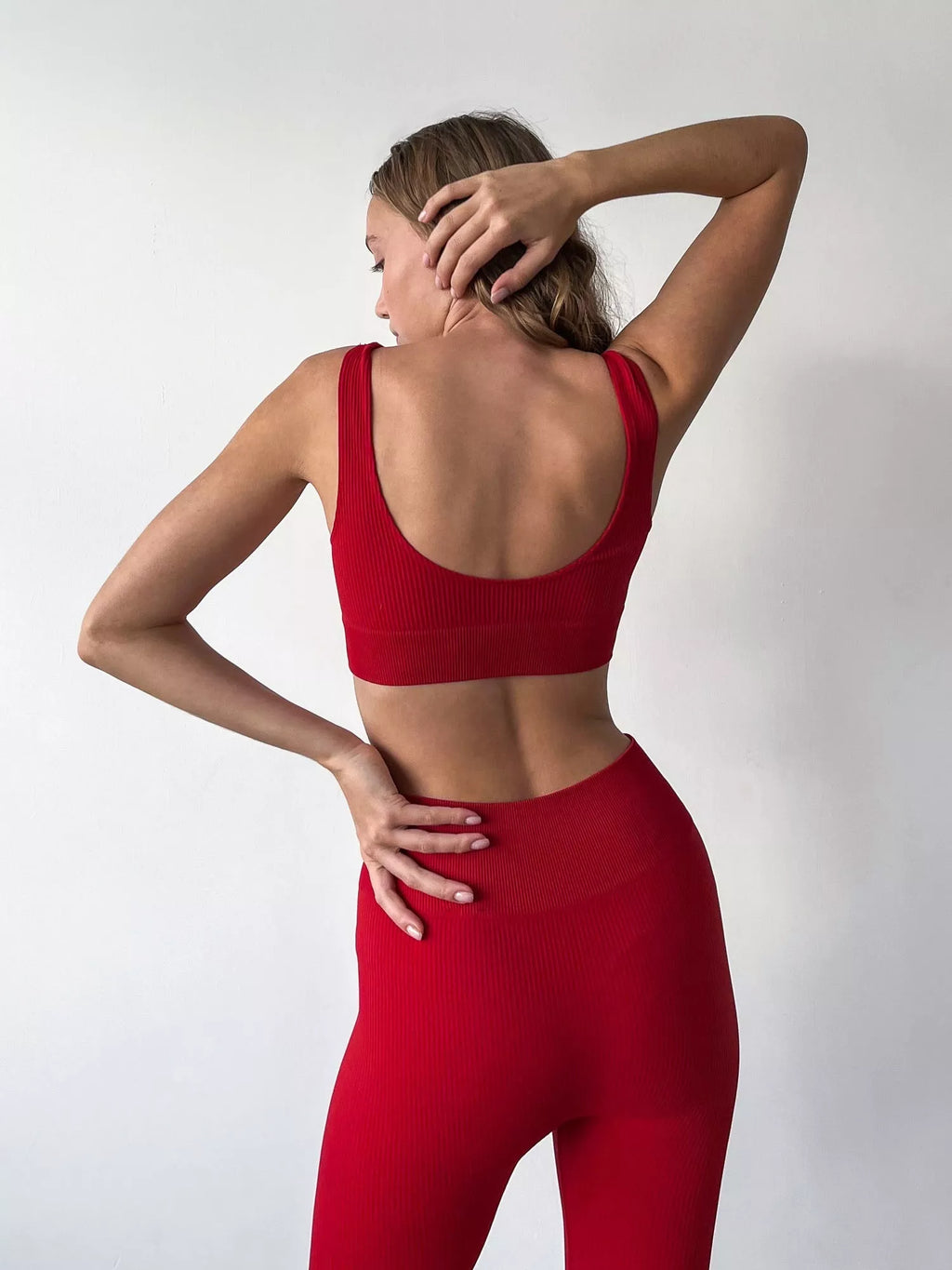 SiaWear RIB besiūlė braletė POWER RIB TOP LAVA, raudonos spalvos