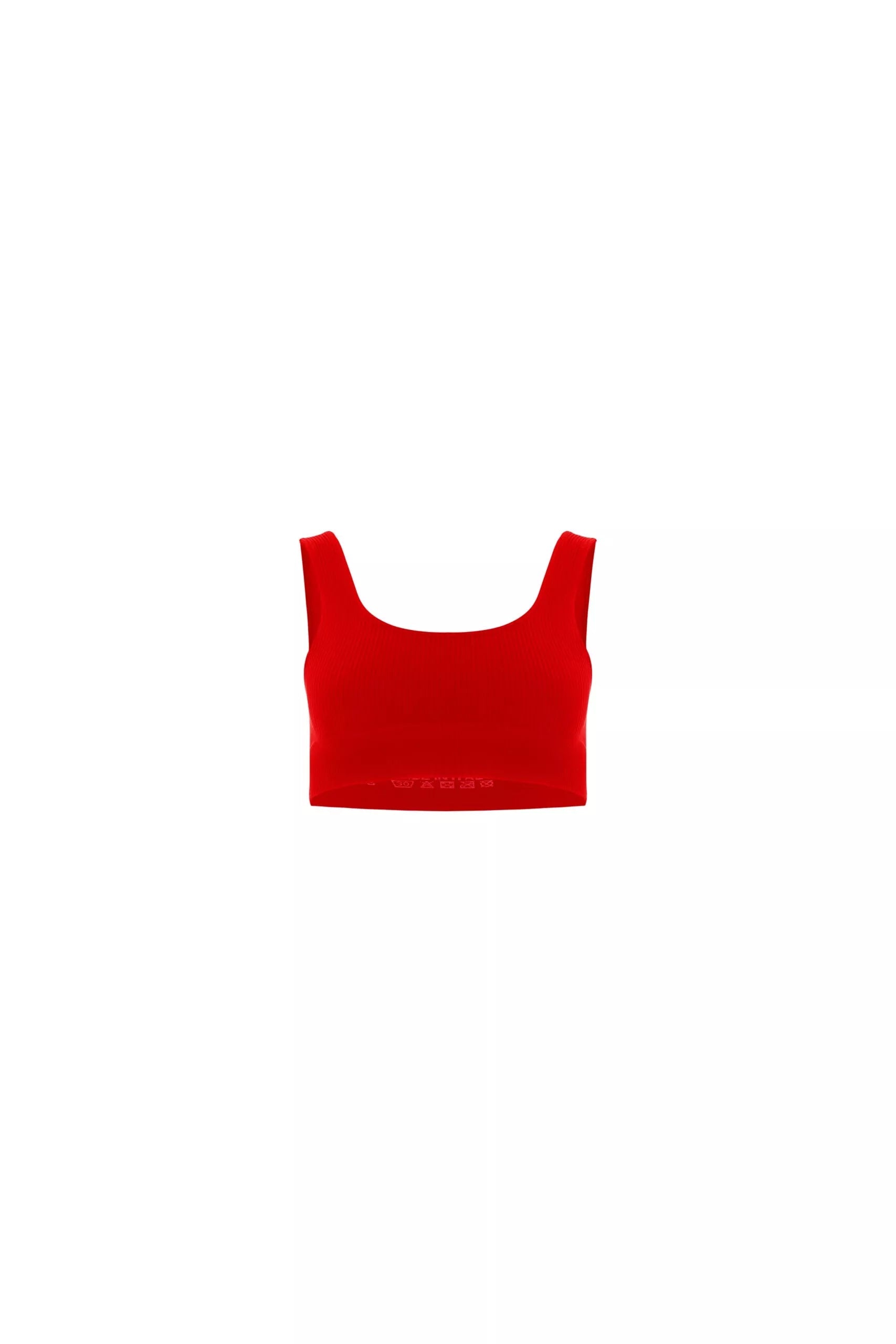 SiaWear RIB besiūlė braletė POWER RIB TOP LAVA, raudonos spalvos