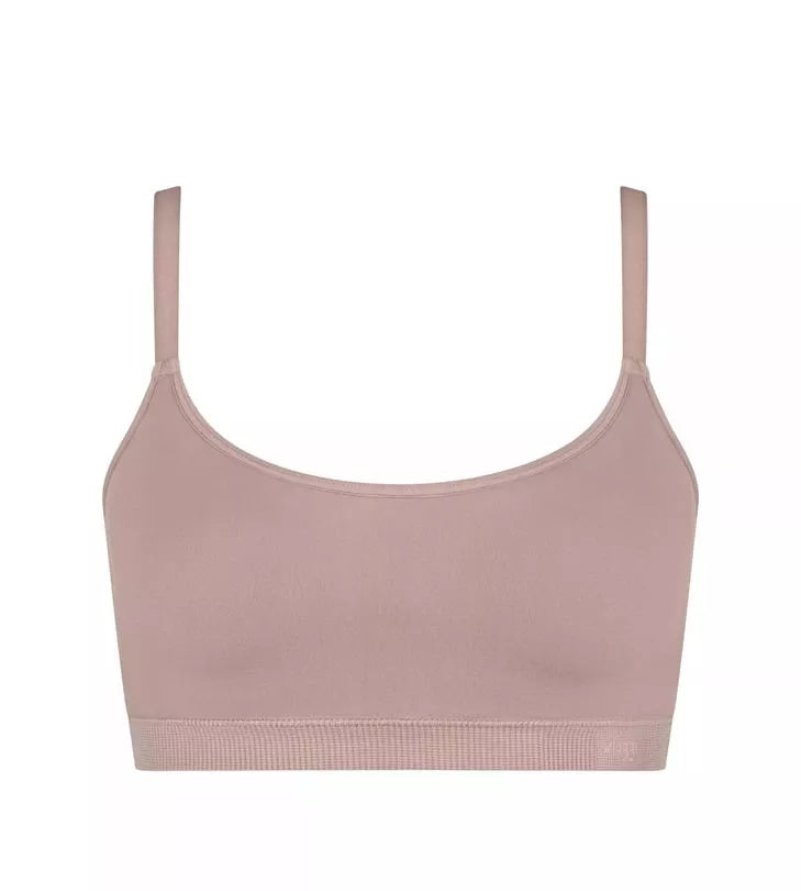 Sloggi Bevielė liemenėlė formuotais kaušeliais su alavijo mikrokapsulėmis EVER INFUSED ALOE P FOGGY MAUVE