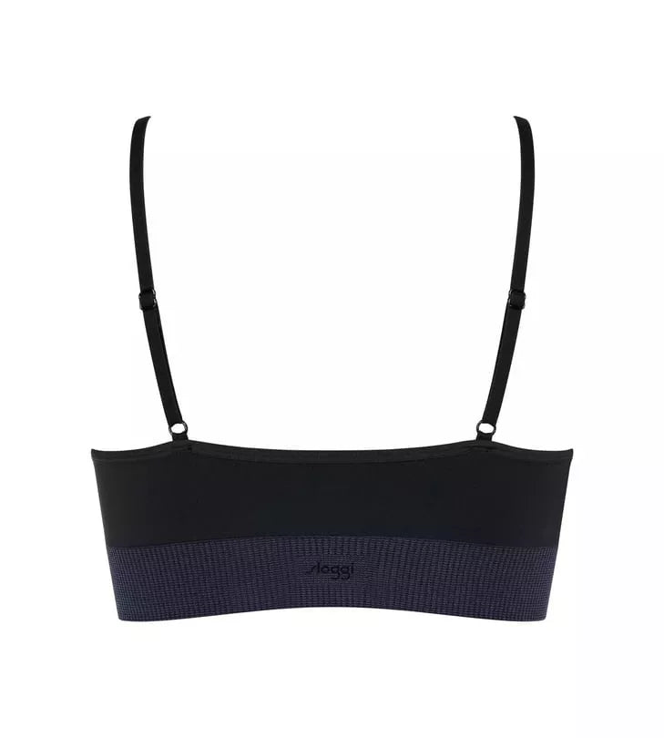 Sloggi Braletė su pakietinimu ir alavijo mikrokapsulėmis EVER INFUSED ALOE BRALETTE BLACK