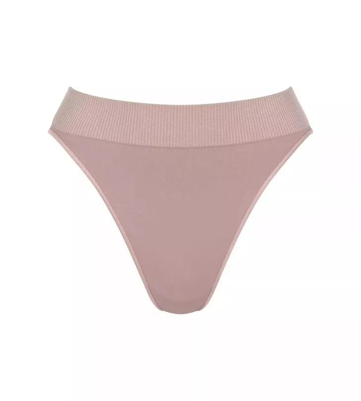 Sloggi Kelnaitės su alavijo mikrokapsulėmis EVER INFUSED ALOE HIGH LEG FOGGY MAUVE