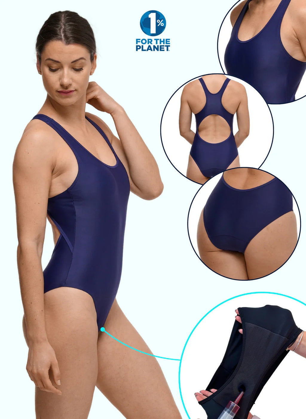 Sorio Menstruacinis maudymosi kostiumėlis LOLA BLUE