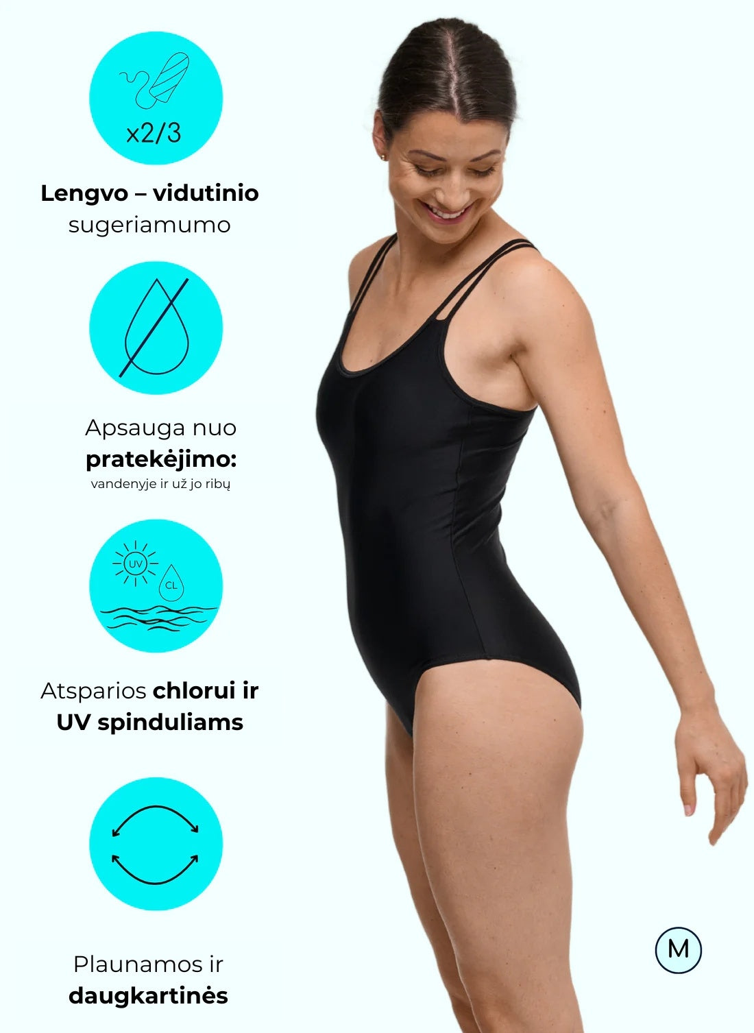 Sorio Menstruacinis maudymosi kostiumėlis STELLA