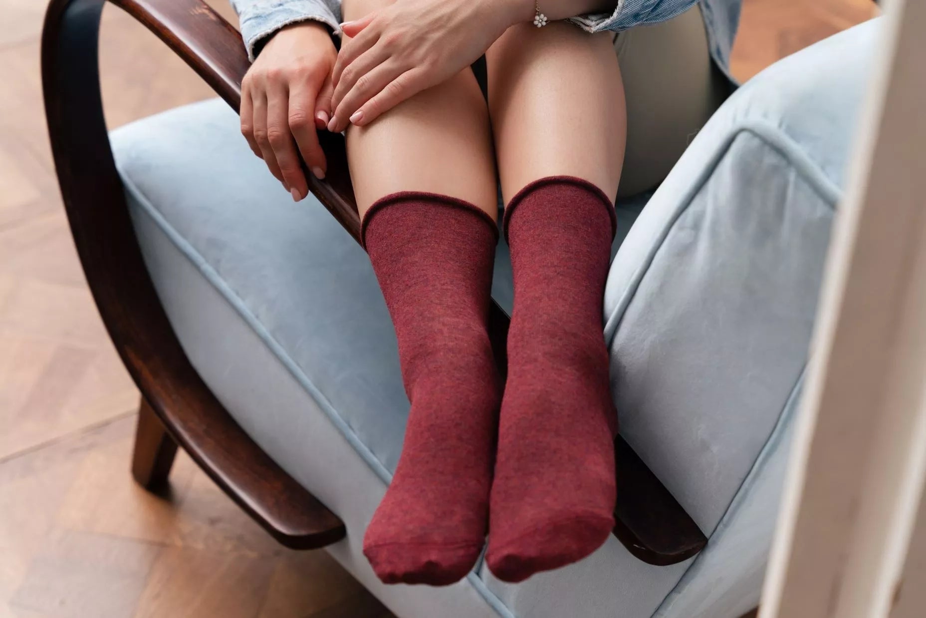 Steven Kojinės su kašmyru, bordo spalvos