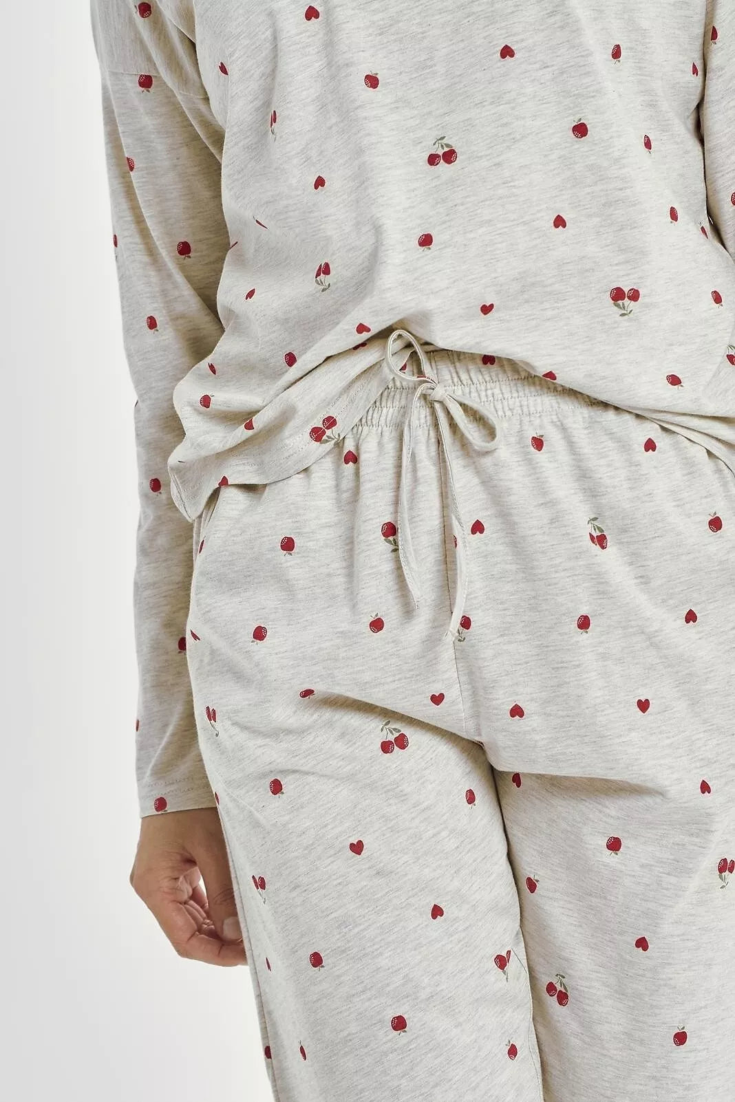 Taro Long cotton pajamas with pants ADELE 3430