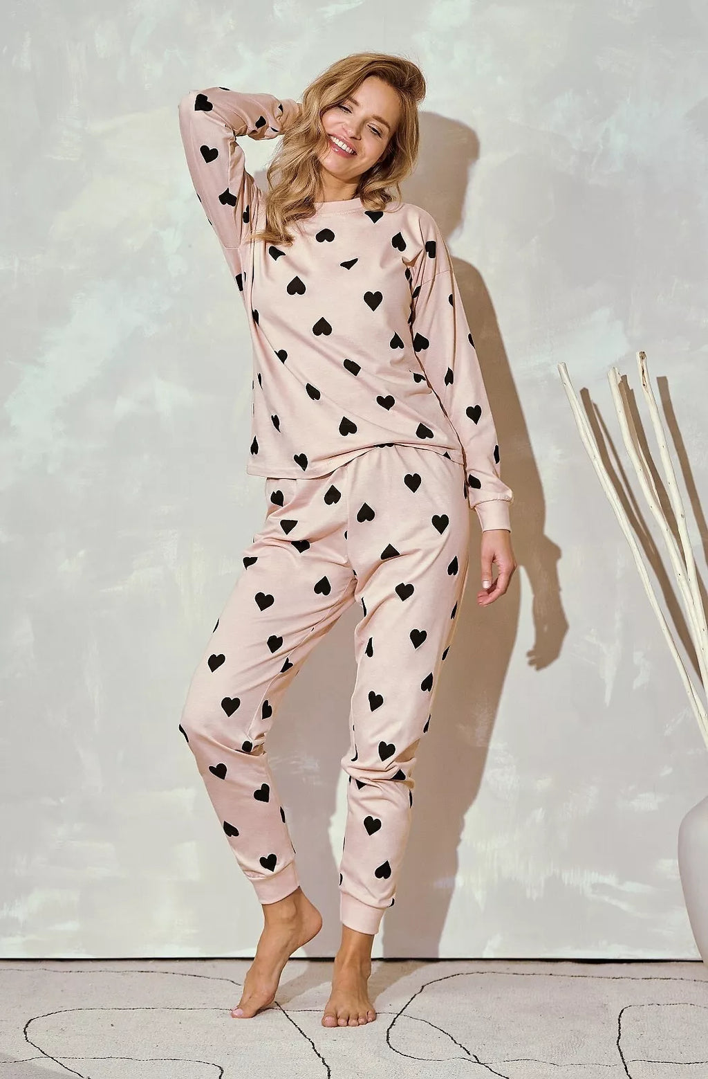 Taro Cotton pajamas with pants HANNAH 3206