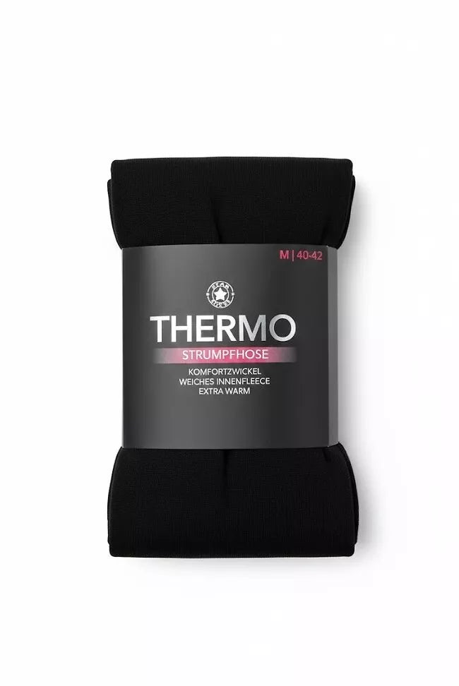 Termo pėdkelnės su pūkeliu BLACK