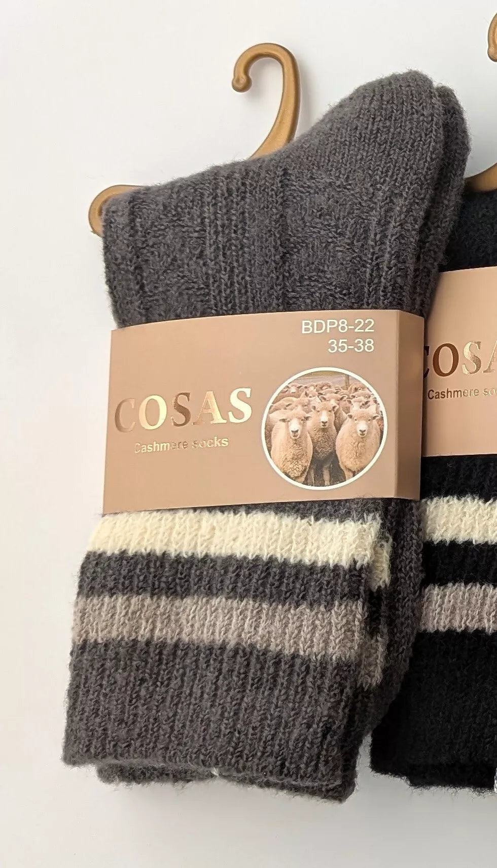 Vilnos kojinės COSAS, įvairių spalvų