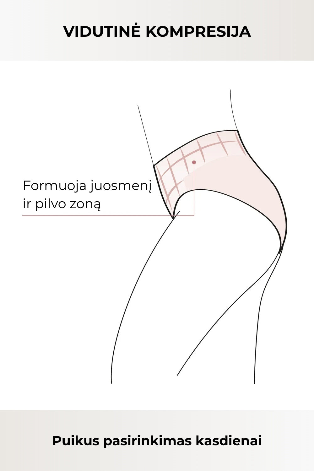 Ysabel Mora Formuojančios kasdieninės klasikinės kelnaitės LYDIA NUDE